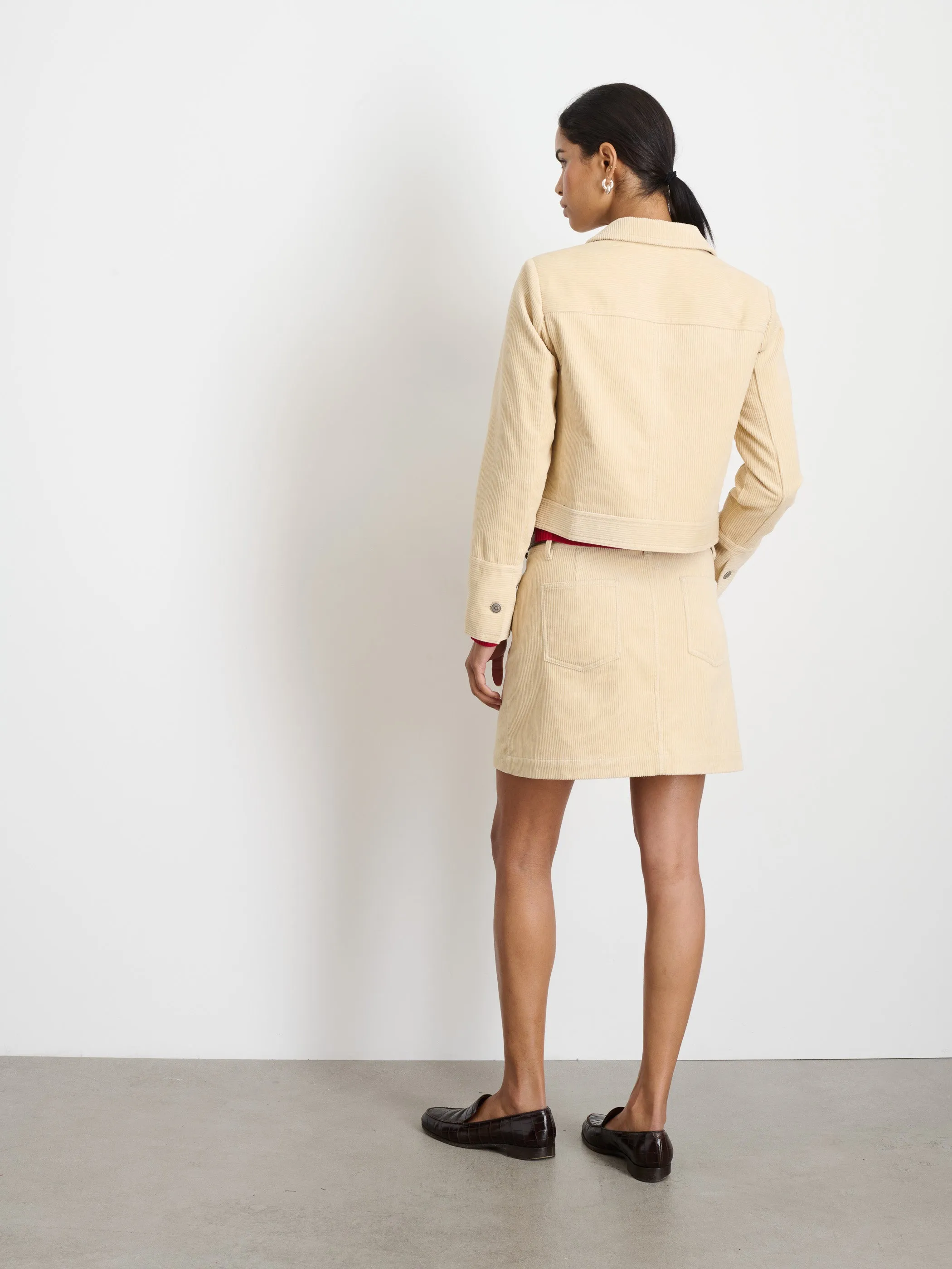 Camden Skirt In Corduroy sold by Alex Mill product image thumbnail 4