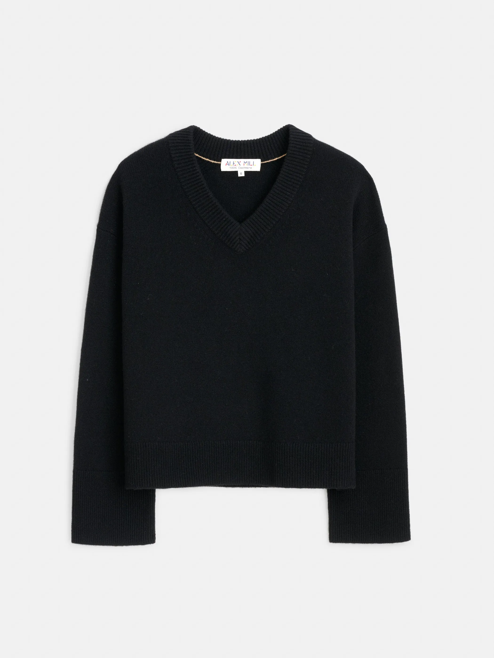 Rowan V-Neck in Cashmere sold by Alex Mill