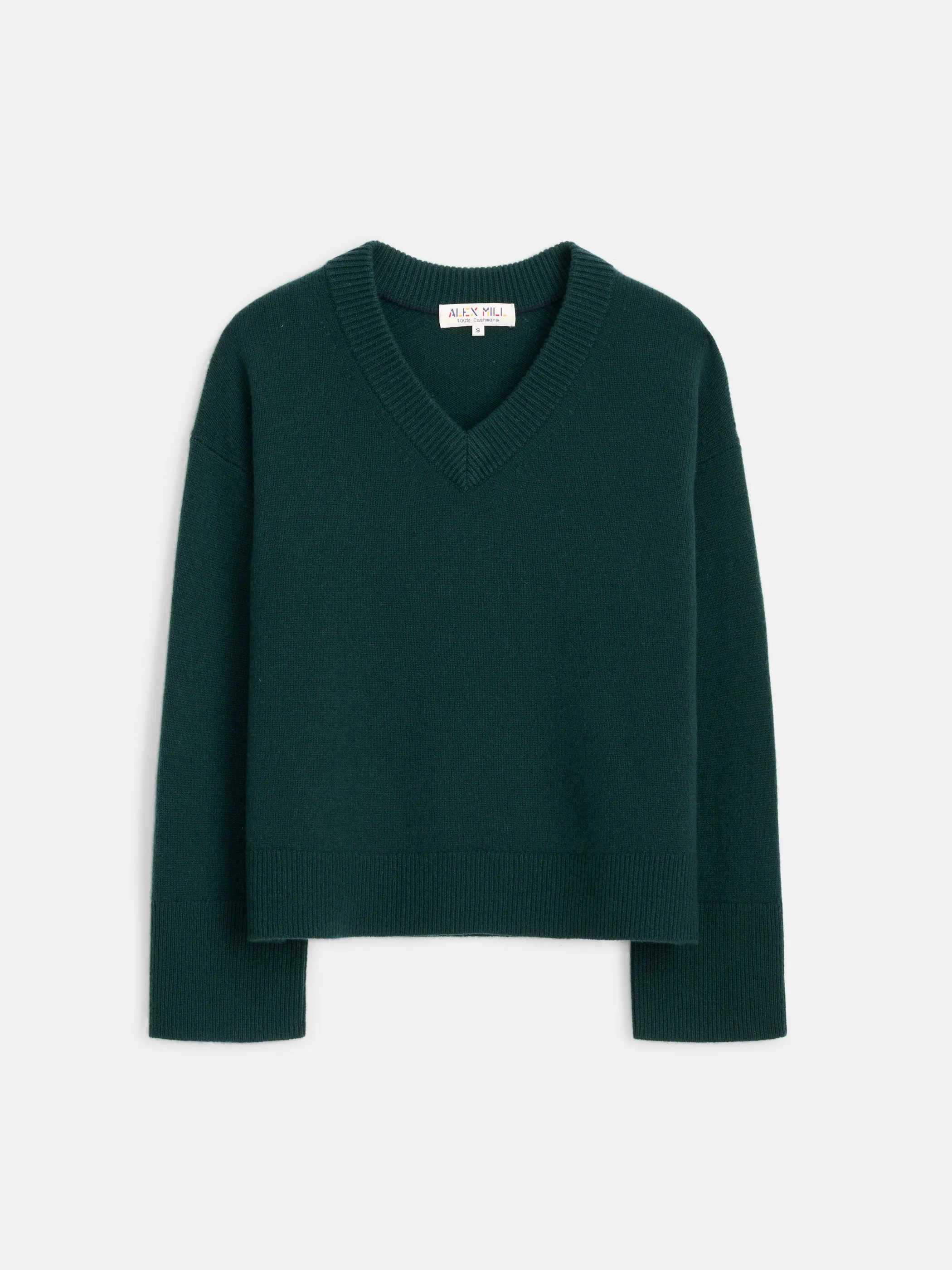 Rowan V-Neck in Cashmere sold by Alex Mill
