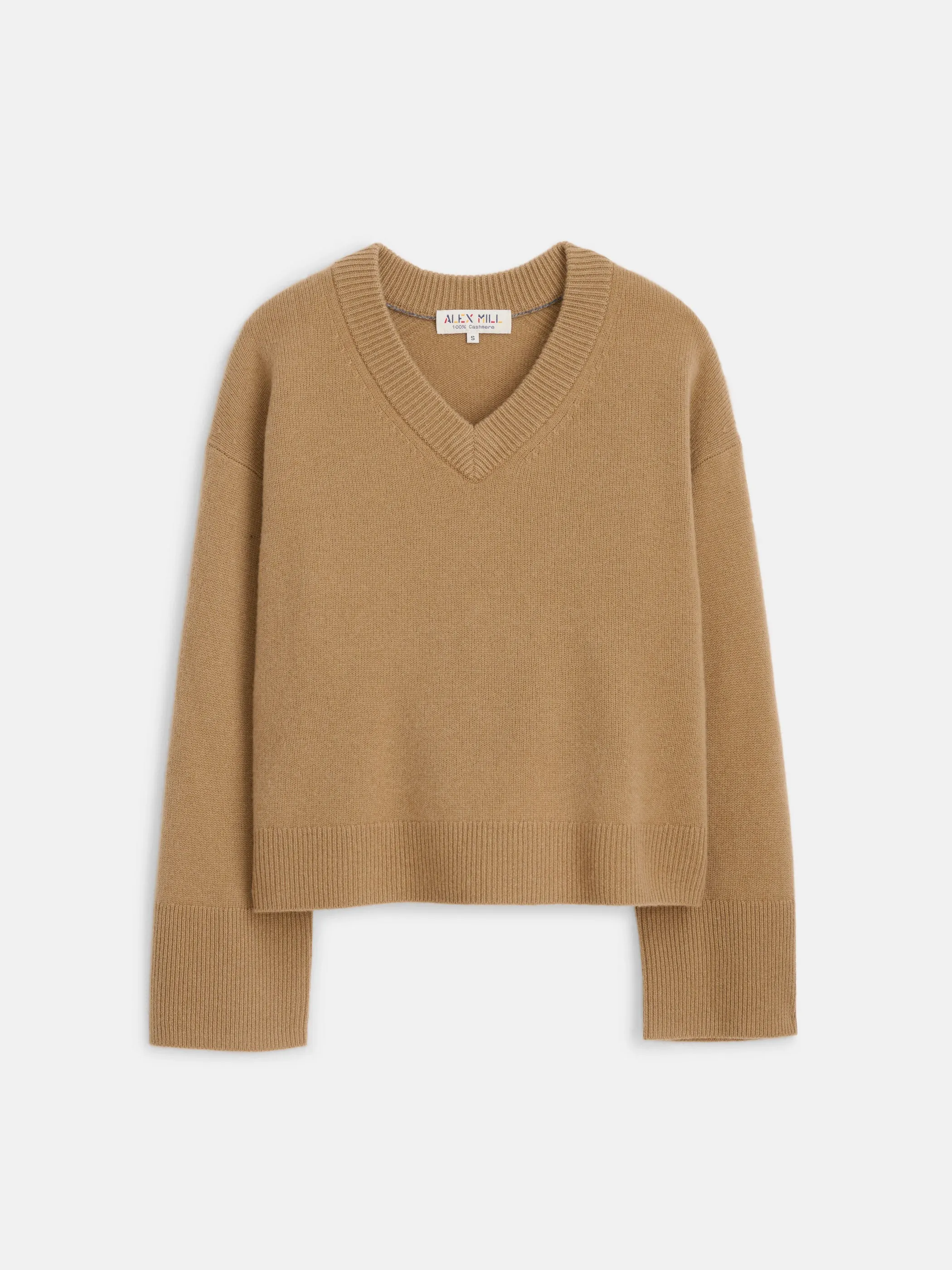 Rowan V-Neck in Cashmere sold by Alex Mill