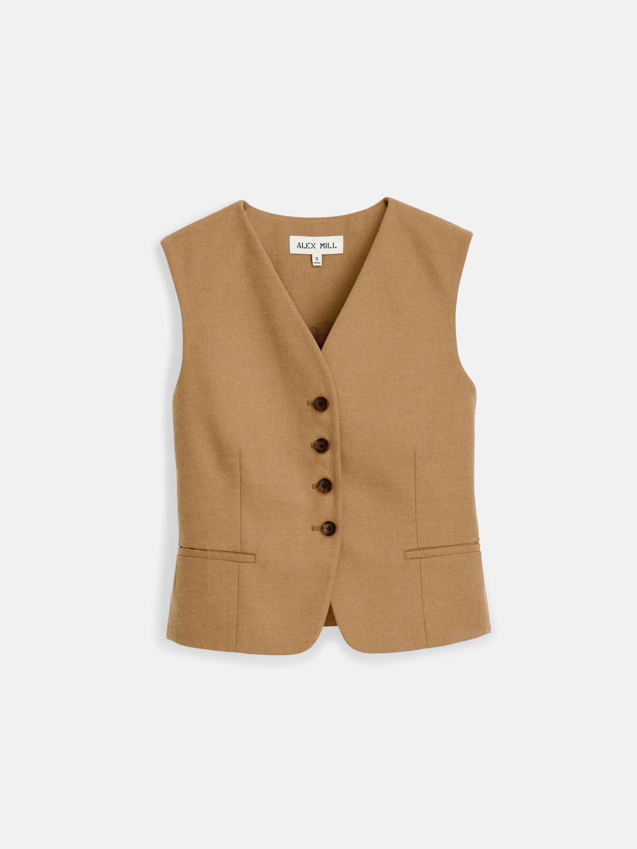 Soho Vest In Wool sold by Alex Mill