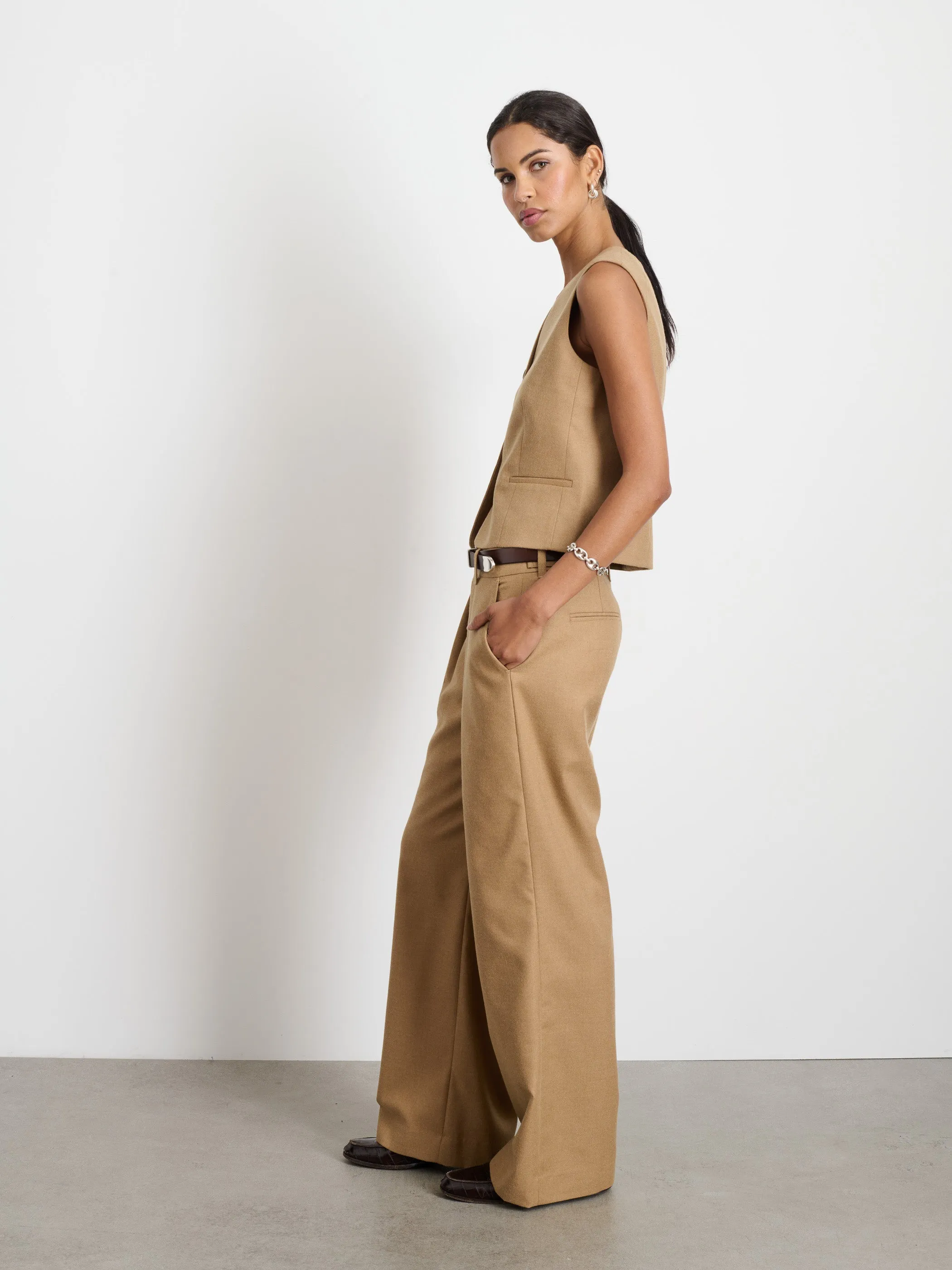 Soho Vest In Wool sold by Alex Mill product image thumbnail 3