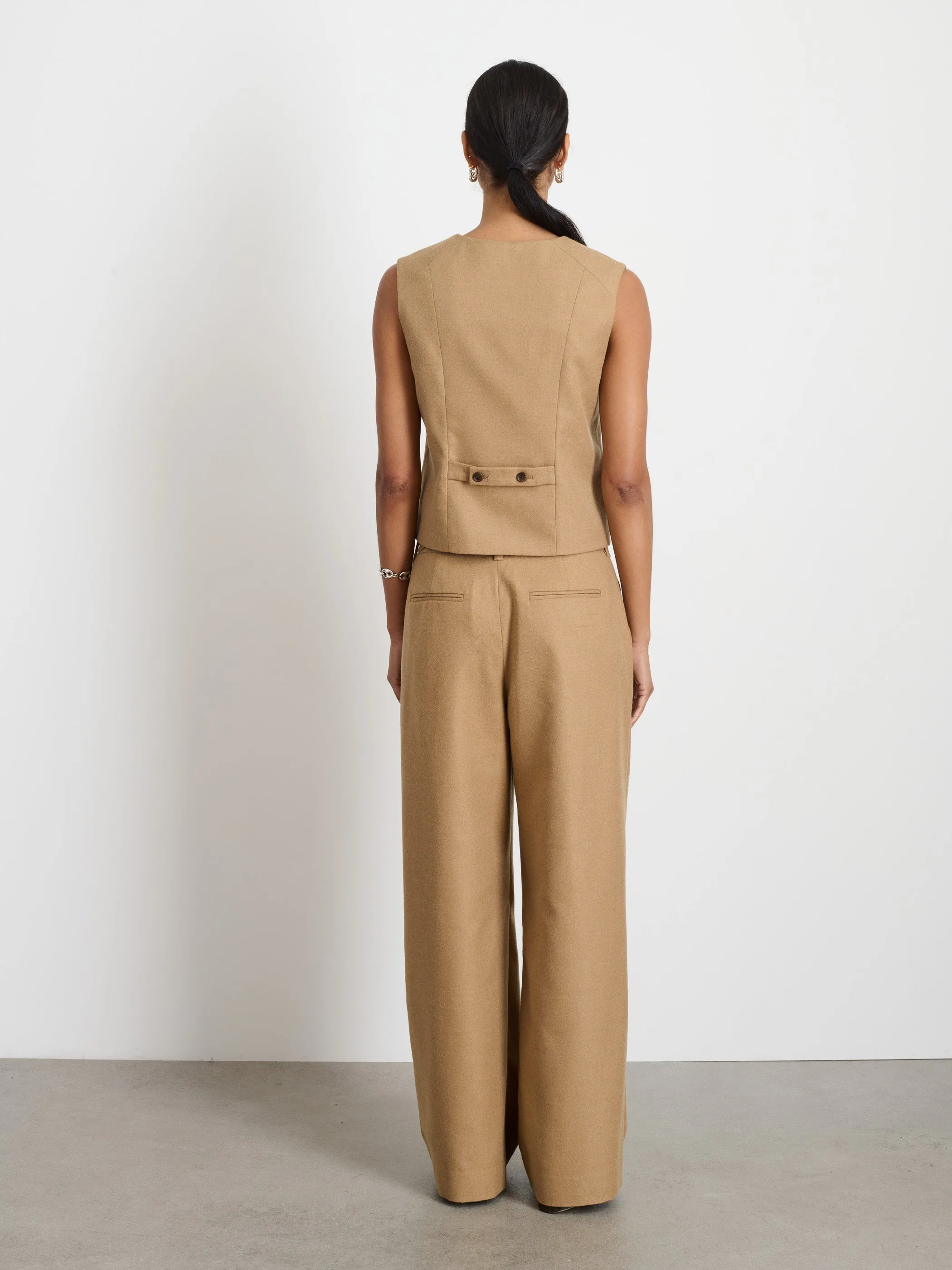 Soho Vest In Wool sold by Alex Mill product image thumbnail 4