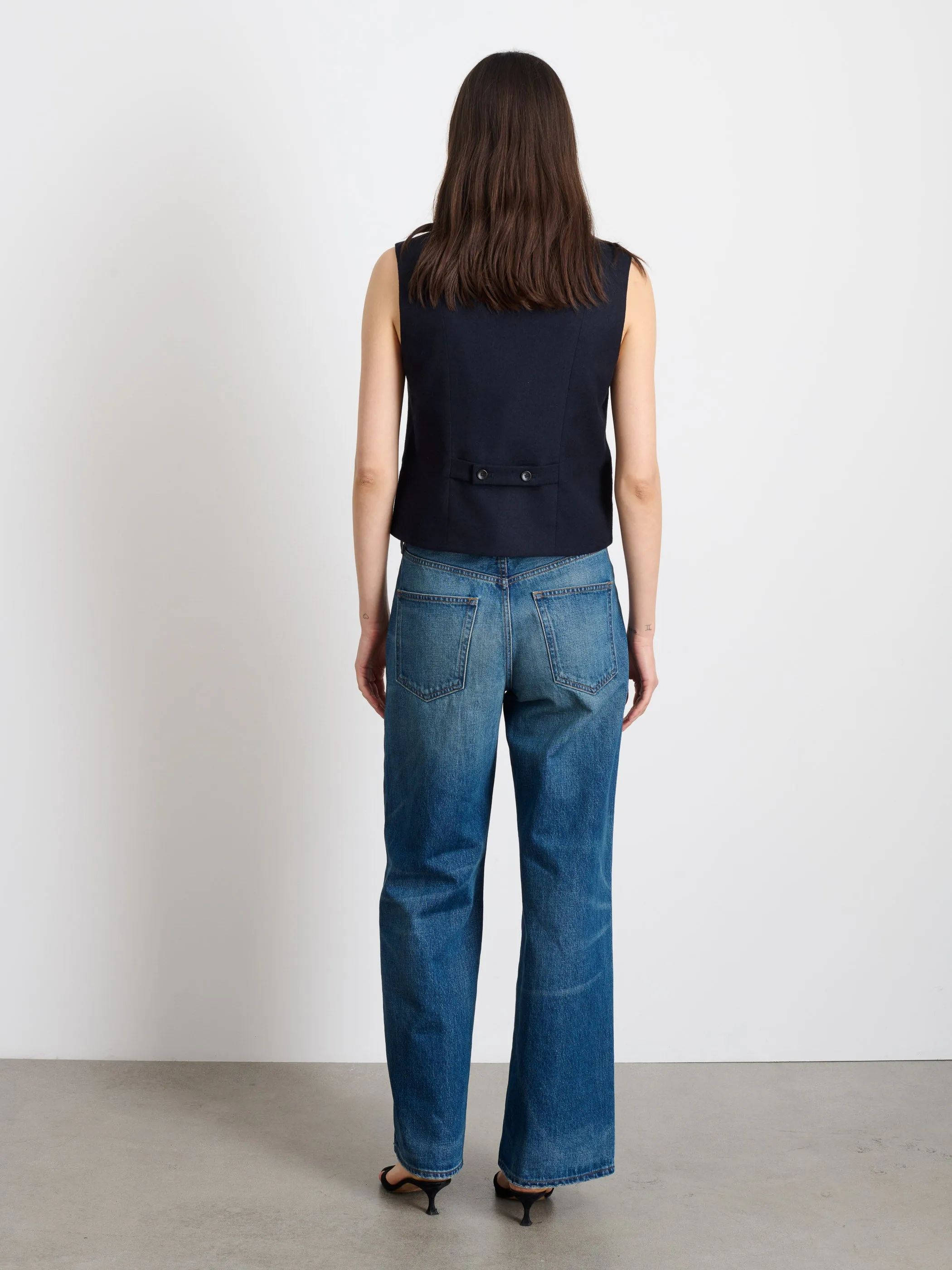 Soho Vest In Wool sold by Alex Mill product image thumbnail 5