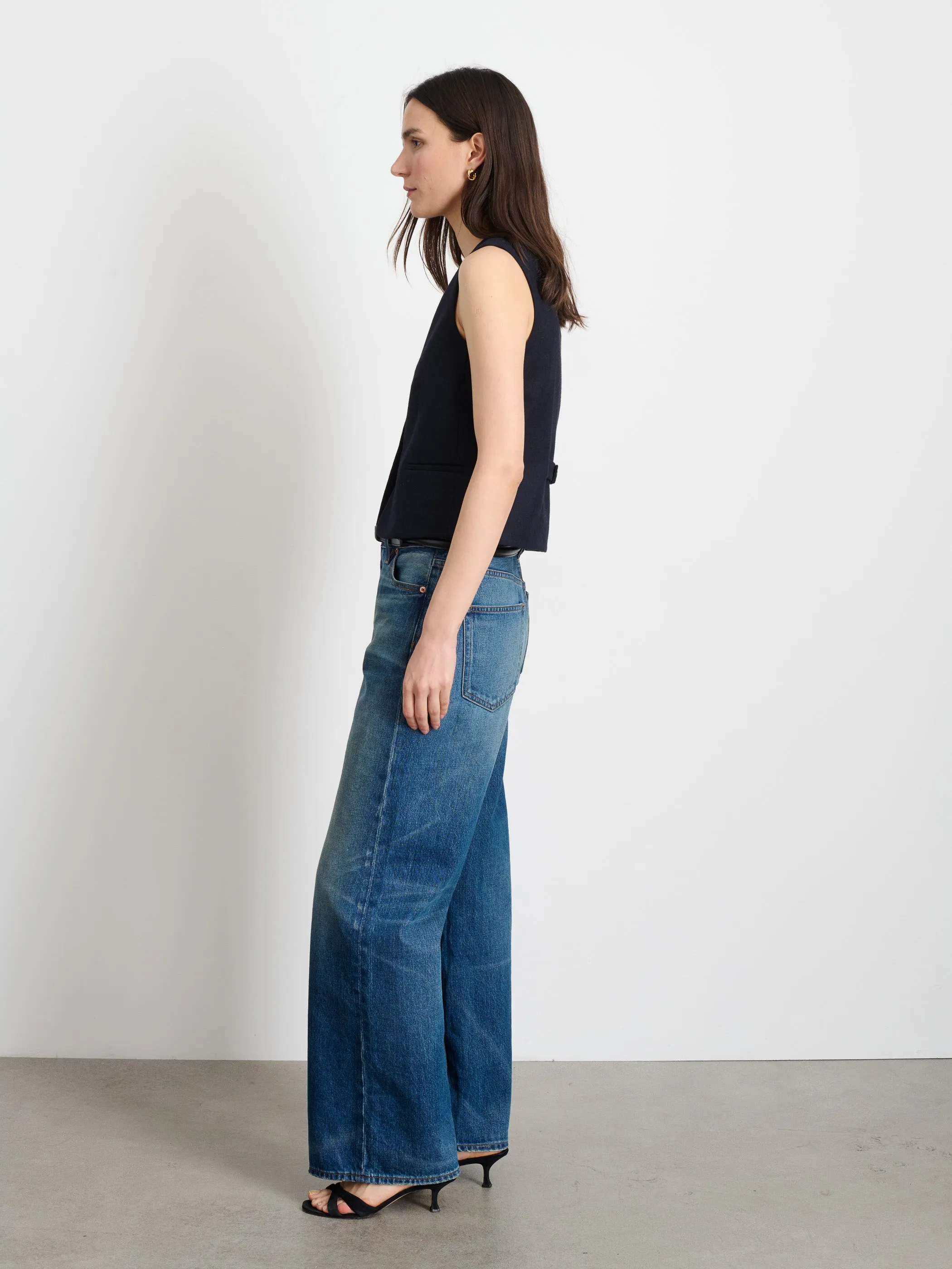 Soho Vest In Wool sold by Alex Mill product image thumbnail 4