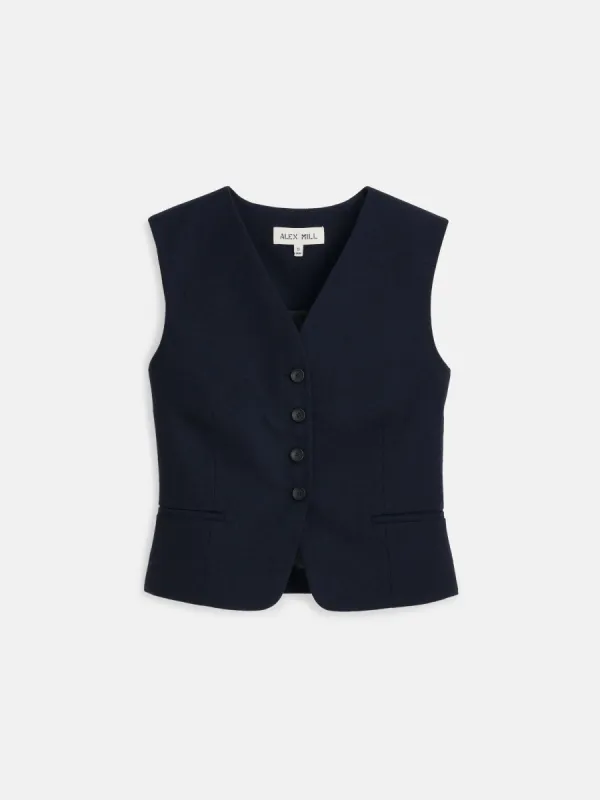 Soho Vest In Wool sold by Alex Mill