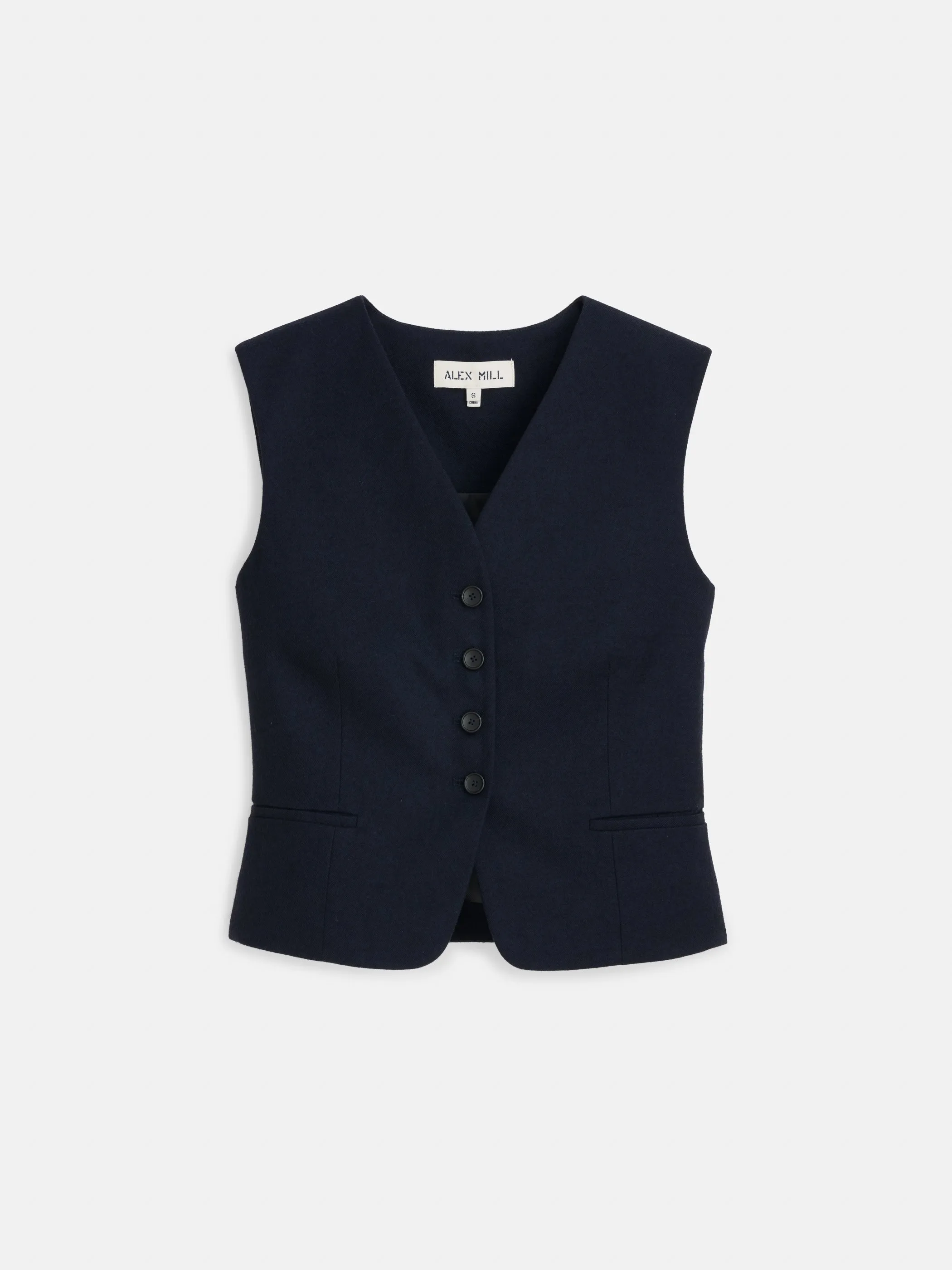 Soho Vest In Wool sold by Alex Mill