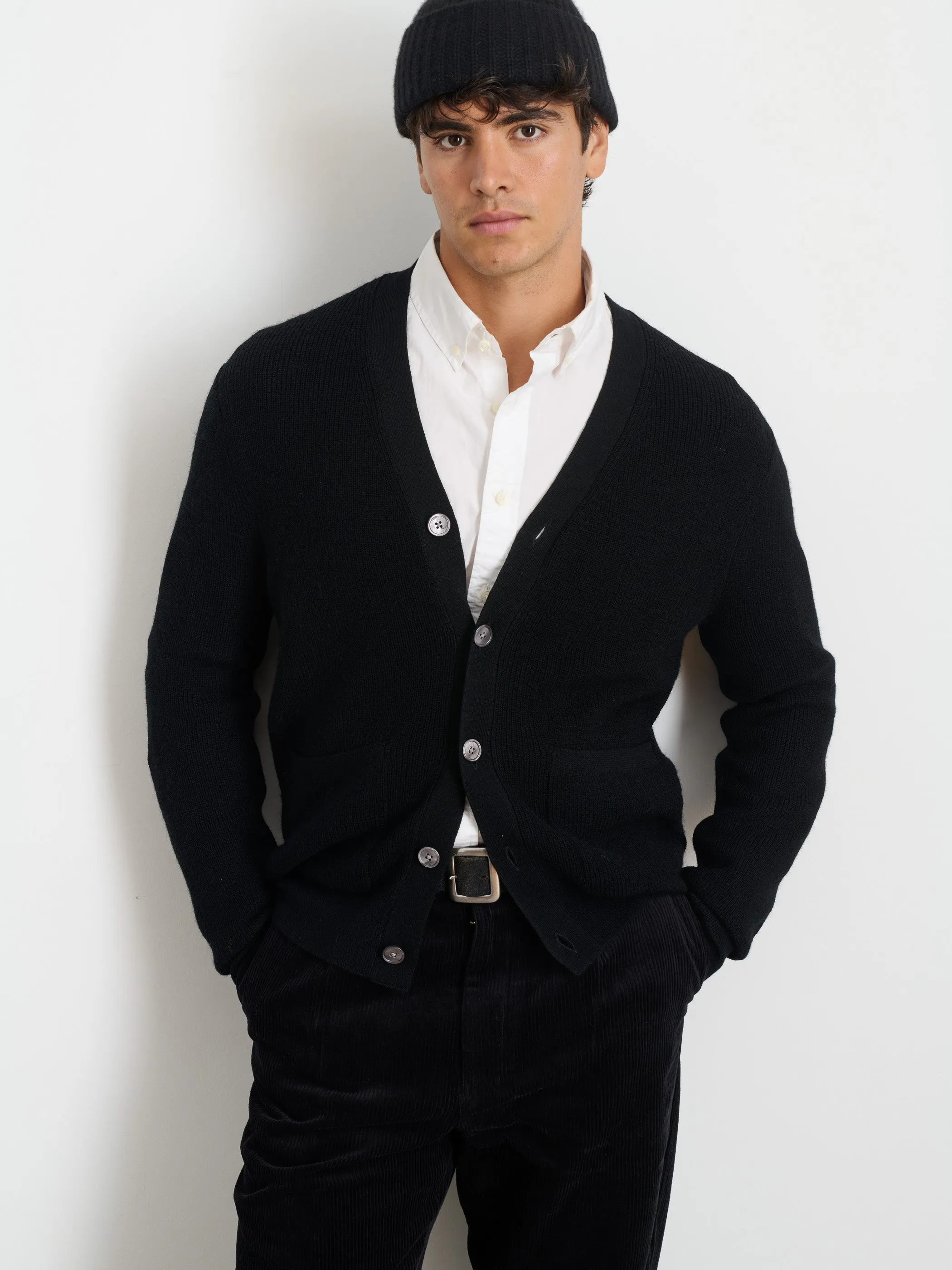 Samuel Cardigan In Wool sold by Alex Mill product image thumbnail 2