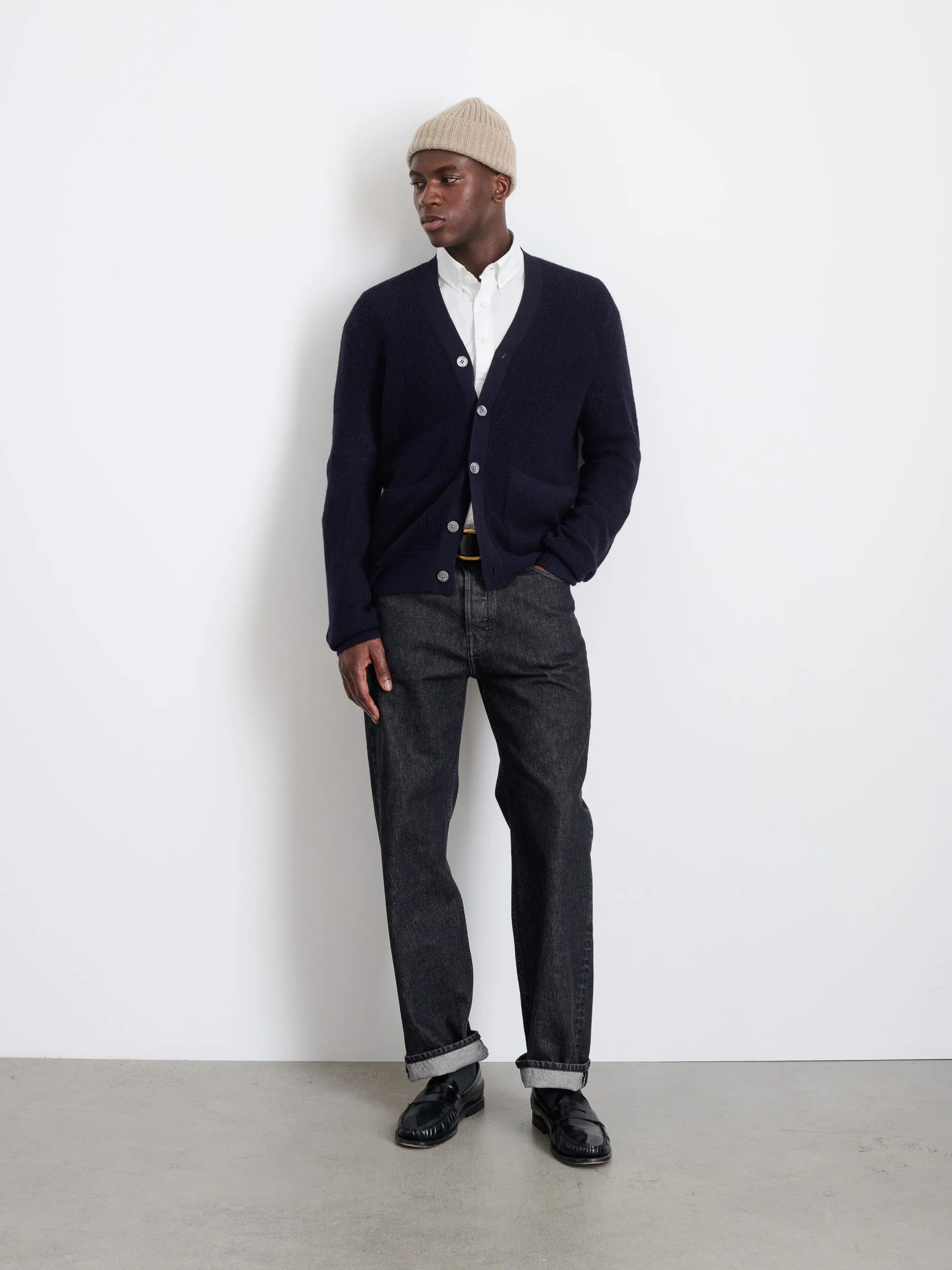 Samuel Cardigan In Wool sold by Alex Mill product image thumbnail 2