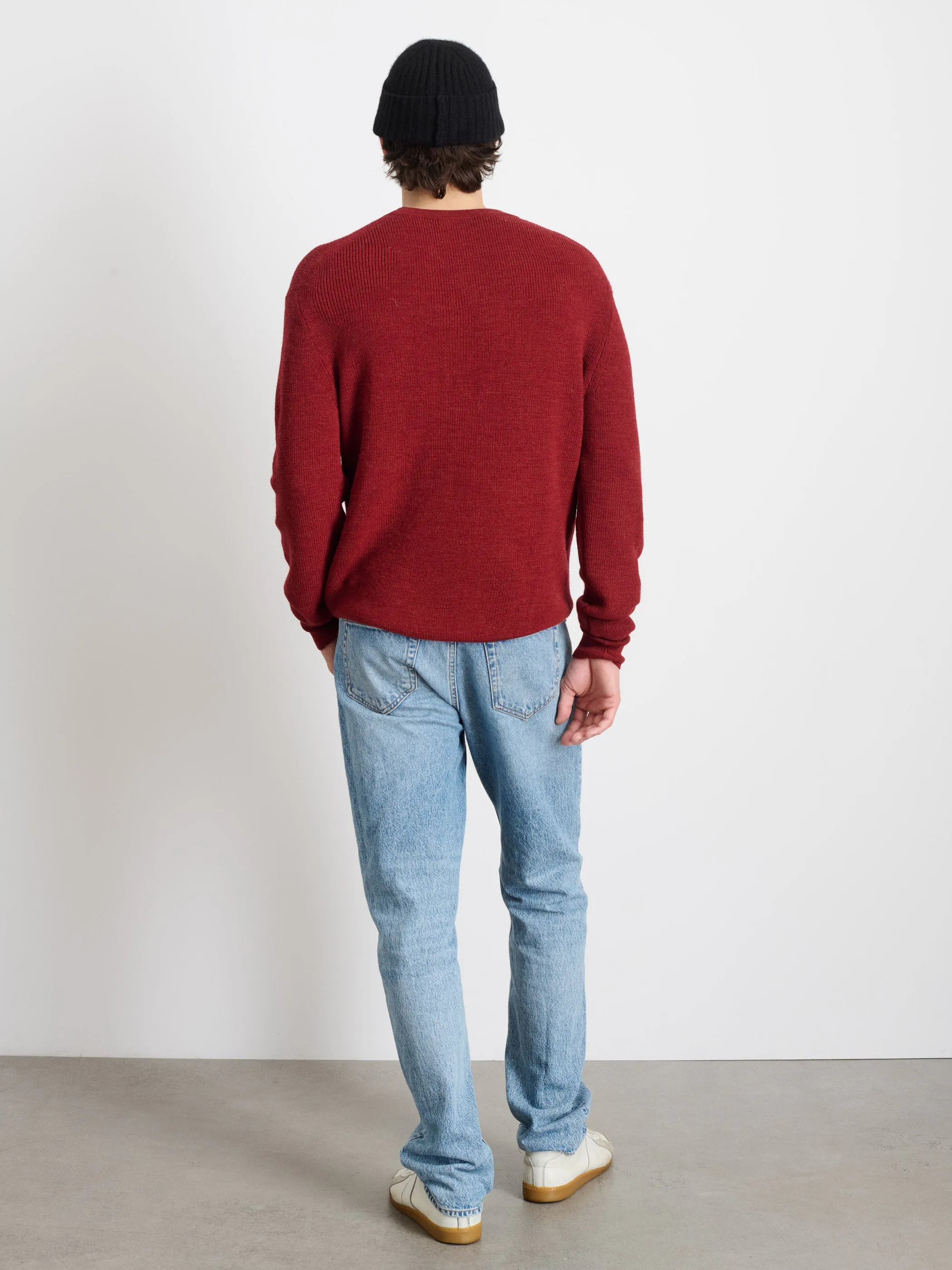 Hank Crewneck Sweater In Wool sold by Alex Mill product image thumbnail 5