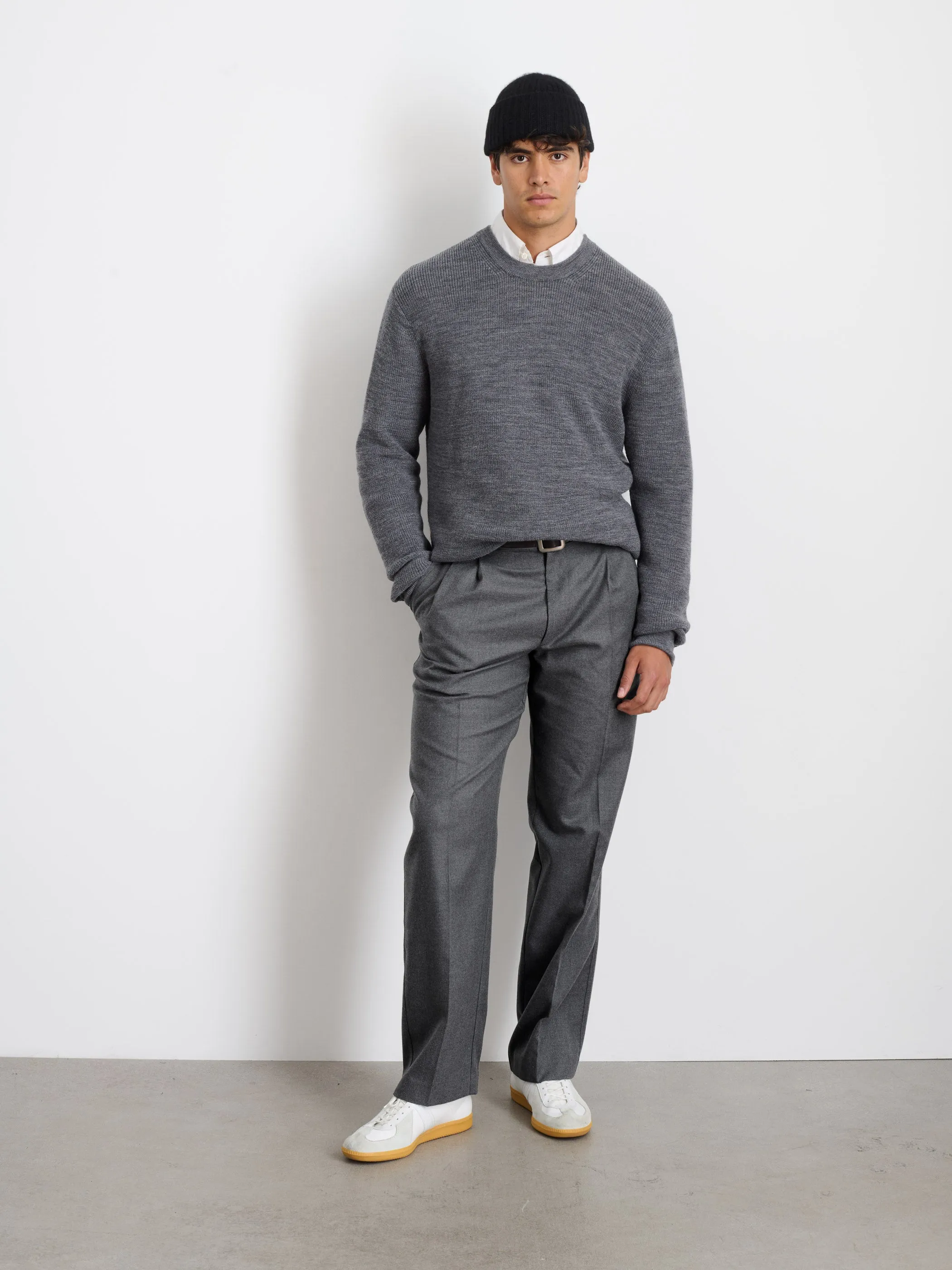 Hank Crewneck Sweater In Wool sold by Alex Mill product image thumbnail 3