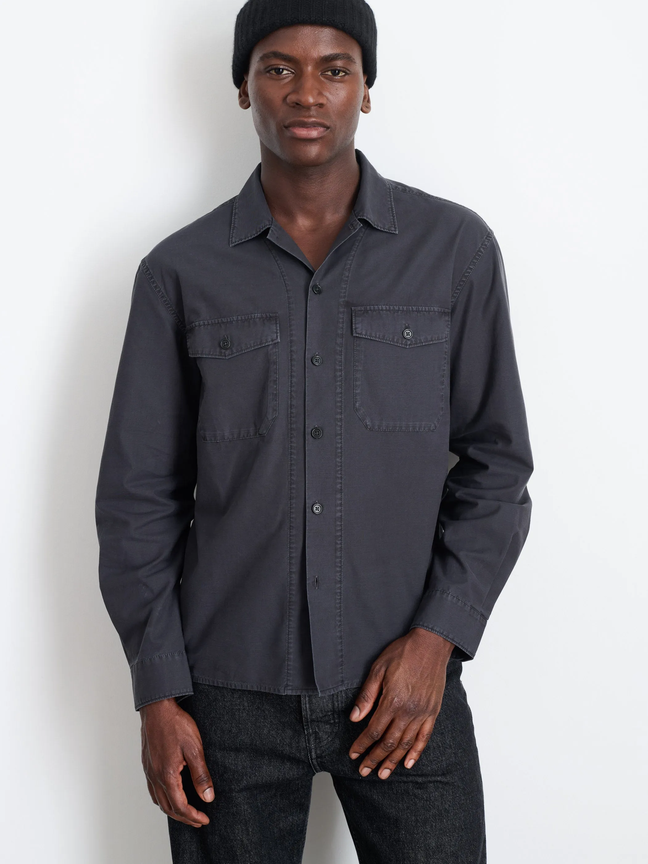 Field Shirt In Crosshatch Cotton sold by Alex Mill product image thumbnail 5