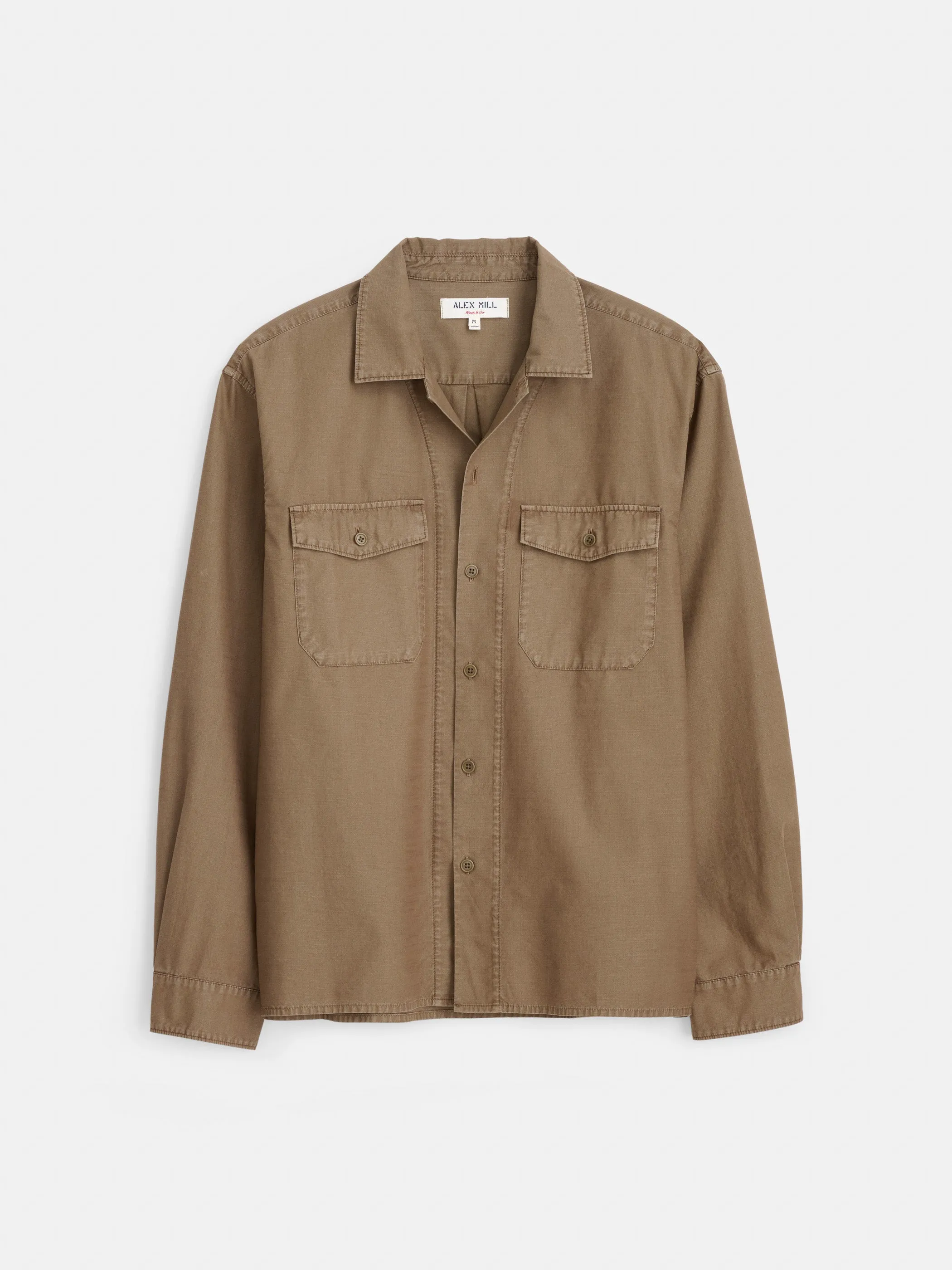 Field Shirt In Crosshatch Cotton sold by Alex Mill