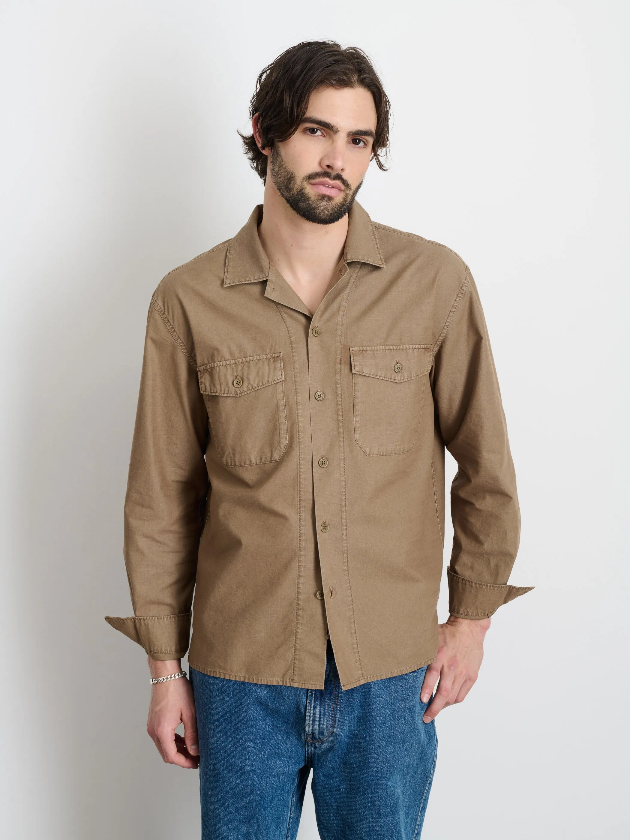 Field Shirt In Crosshatch Cotton sold by Alex Mill product image thumbnail 2