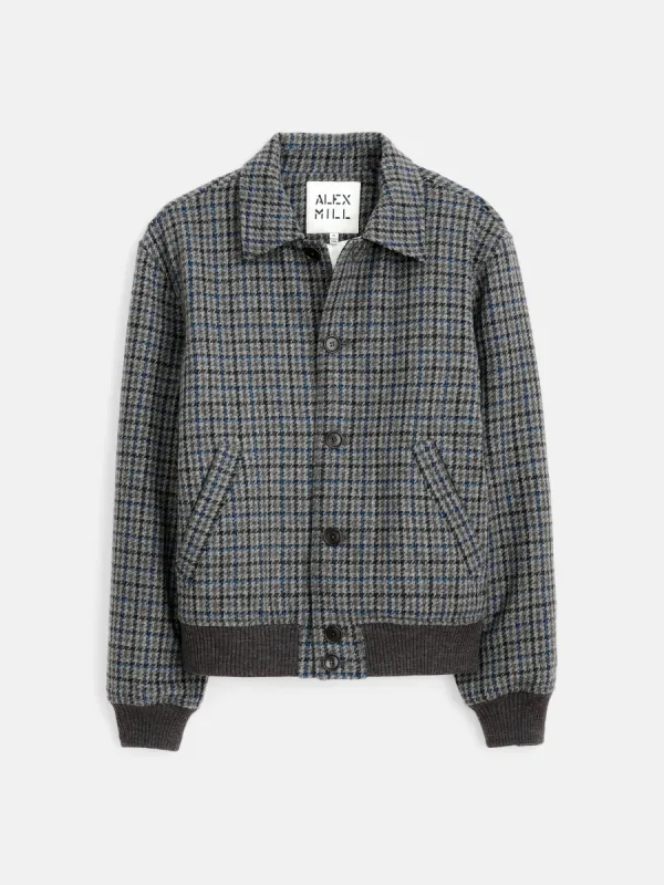 Houndstooth Bomber sold by Alex Mill