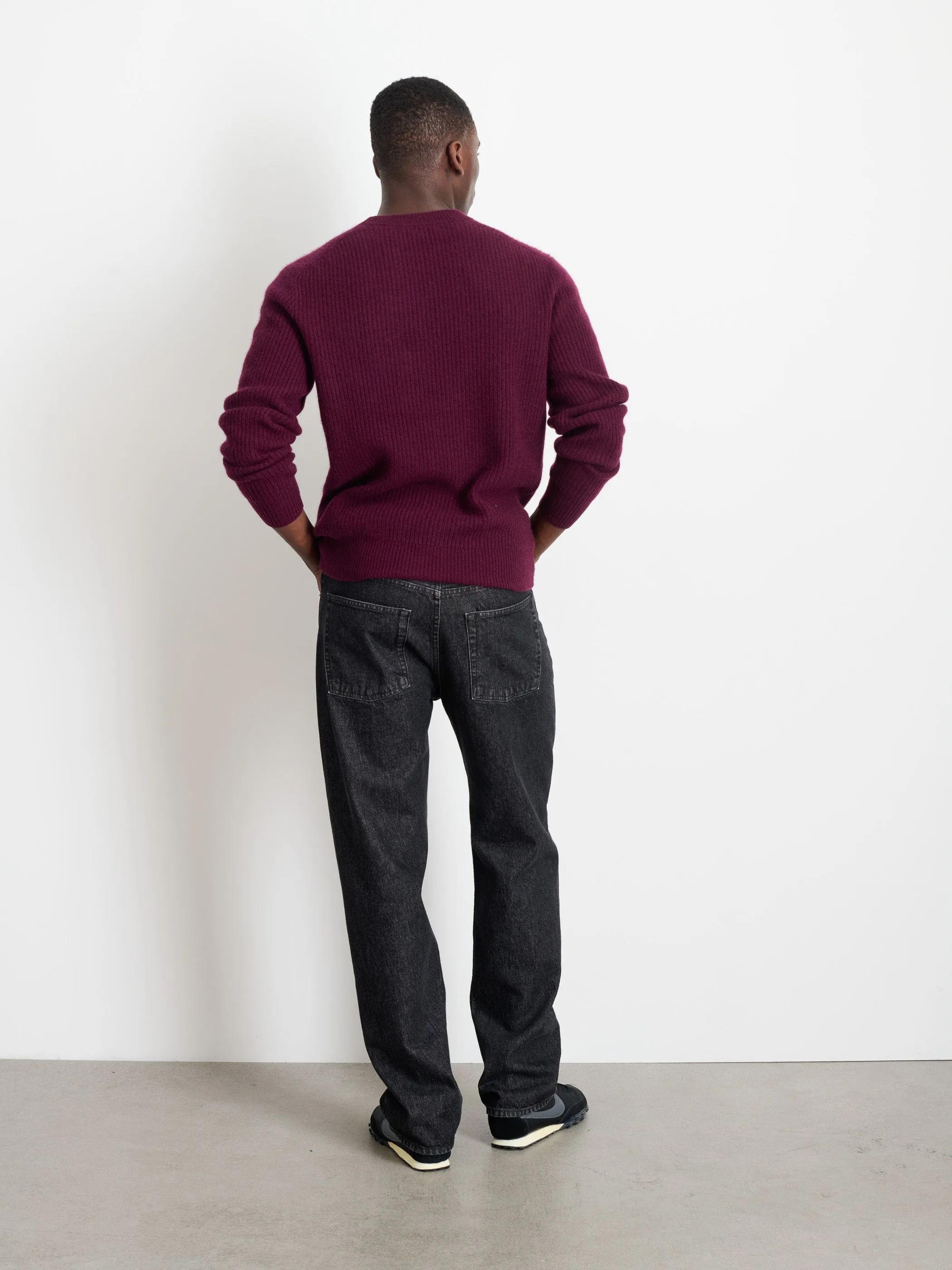 Jordan Sweater In Washed Cashmere sold by Alex Mill product image thumbnail 5