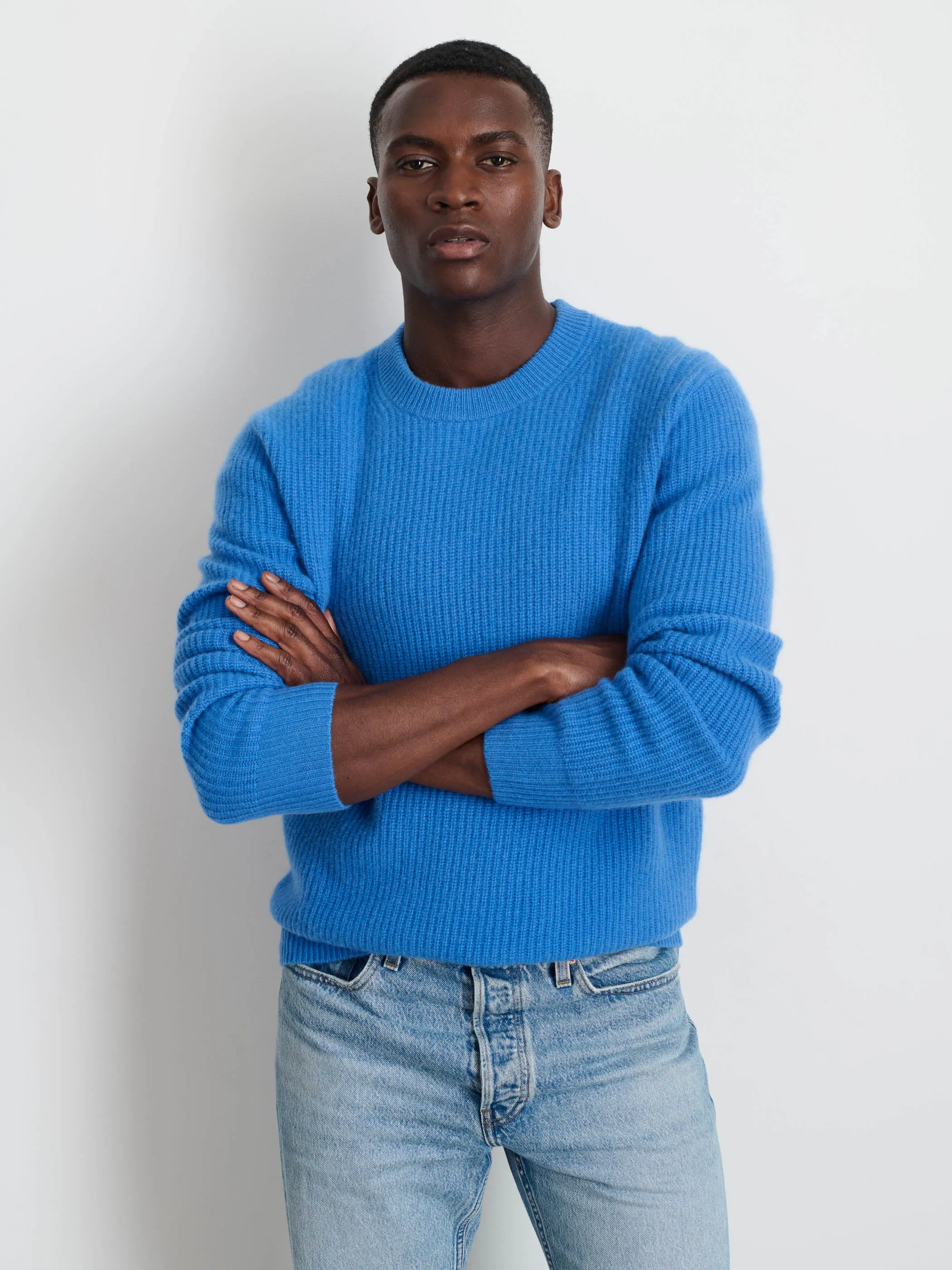 Jordan Sweater in Washed Cashmere sold by Alex Mill product image thumbnail 2