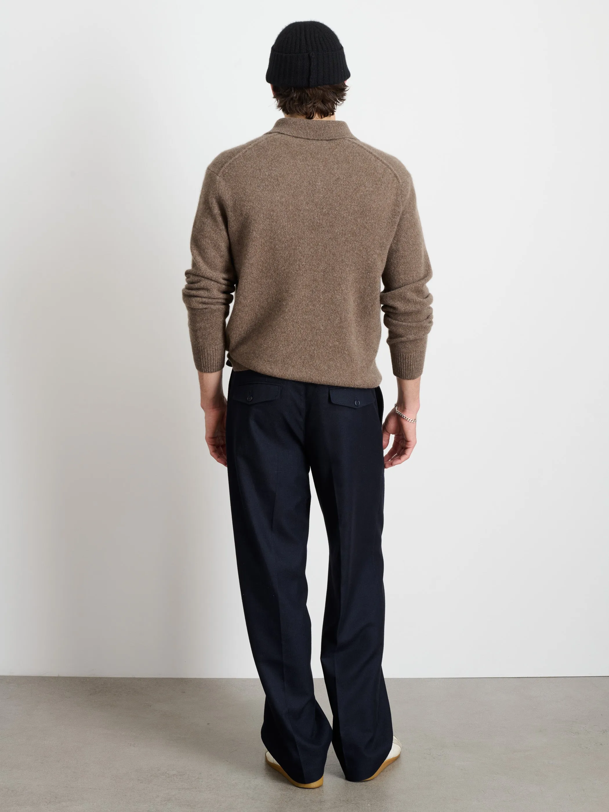 Jacob Polo Sweater In Cashmere sold by Alex Mill product image thumbnail 5