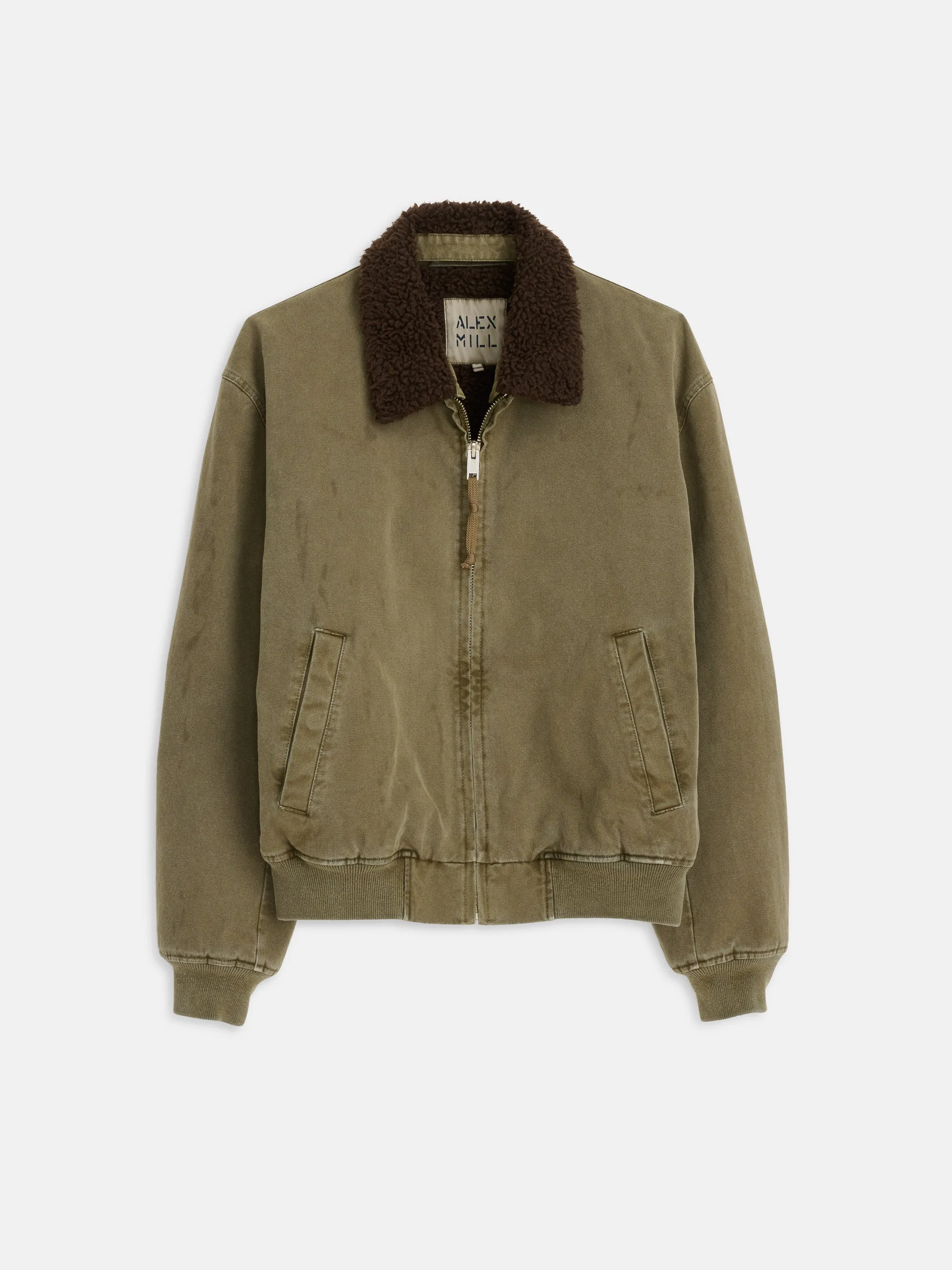 Flight Jacket In Canvas sold by Alex Mill