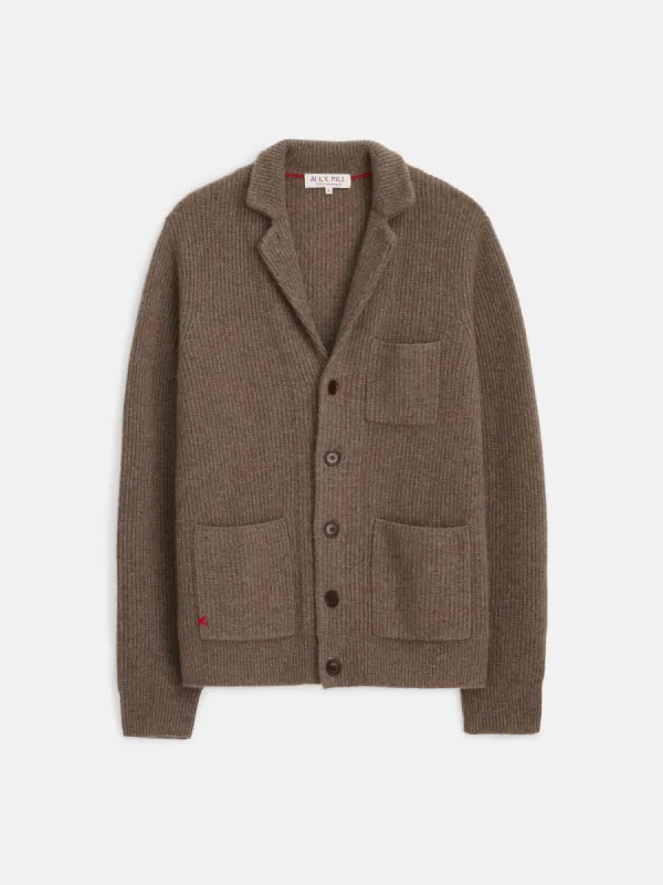 Mitchell Cardigan In Washed Cashmere sold by Alex Mill