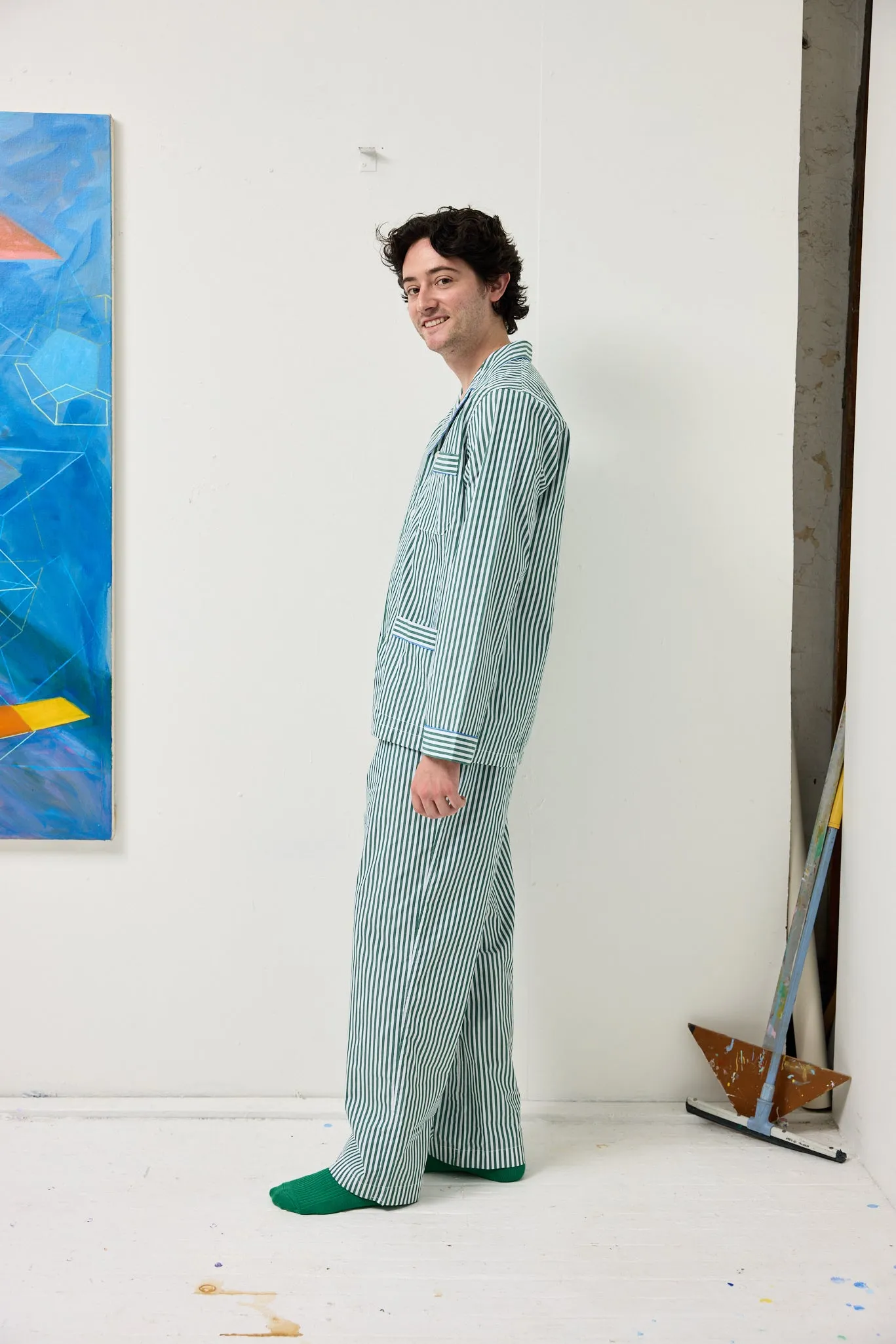 Schostal x Alex Mill Striped Long Sleeve Pajama Set sold by Alex Mill product image thumbnail 4