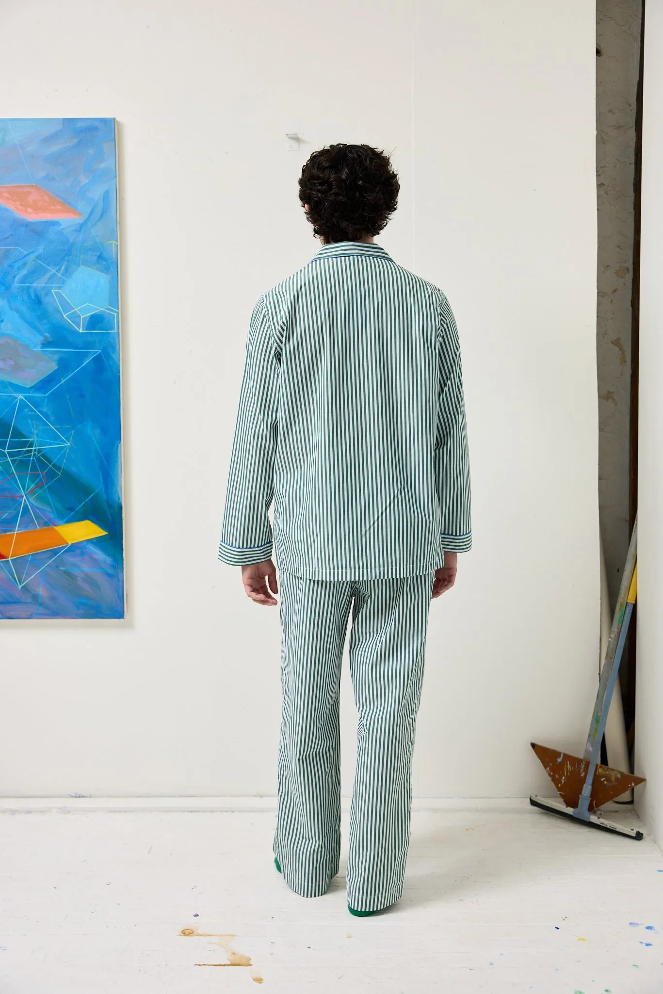 Schostal x Alex Mill Striped Long Sleeve Pajama Set sold by Alex Mill product image thumbnail 5