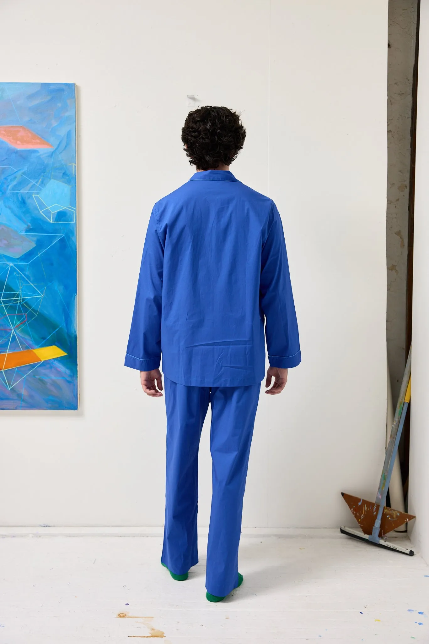 Schostal x Alex Mill Solid Long Sleeve Pajama Set sold by Alex Mill product image thumbnail 5