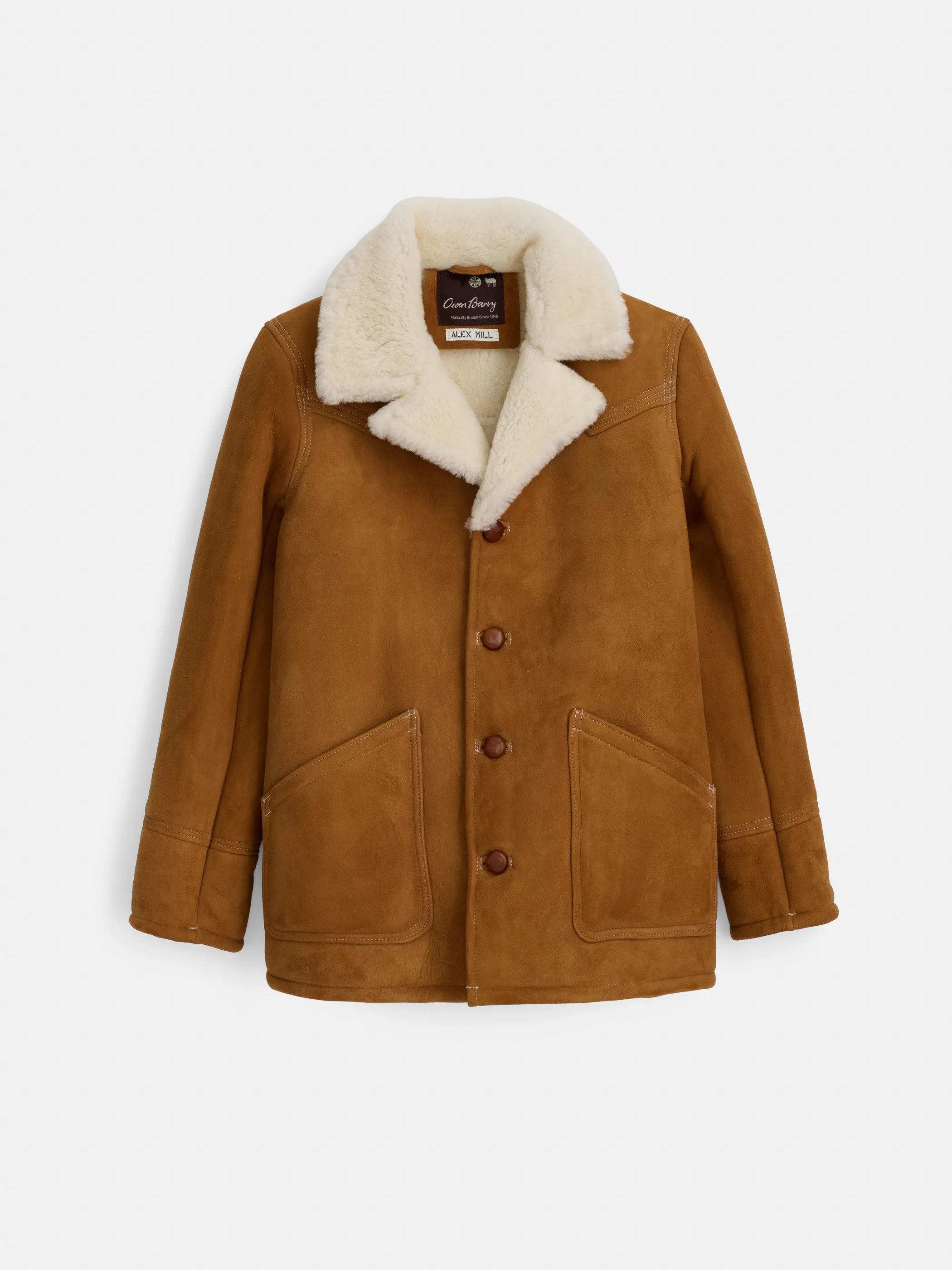 Owen Barry x Alex Mill Shearling Rodeo Jacket sold by Alex Mill