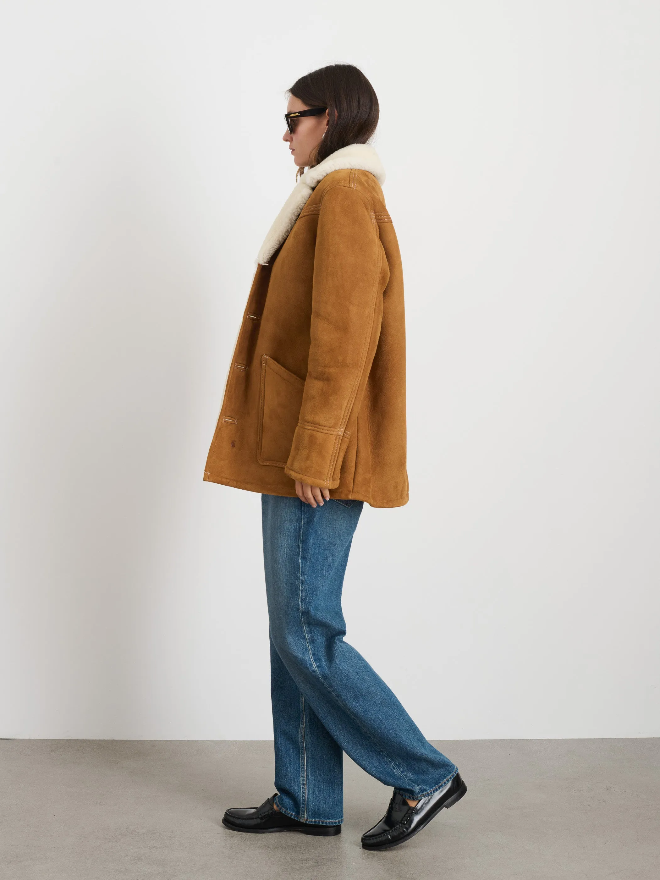 Owen Barry x Alex Mill Shearling Rodeo Jacket sold by Alex Mill product image thumbnail 5