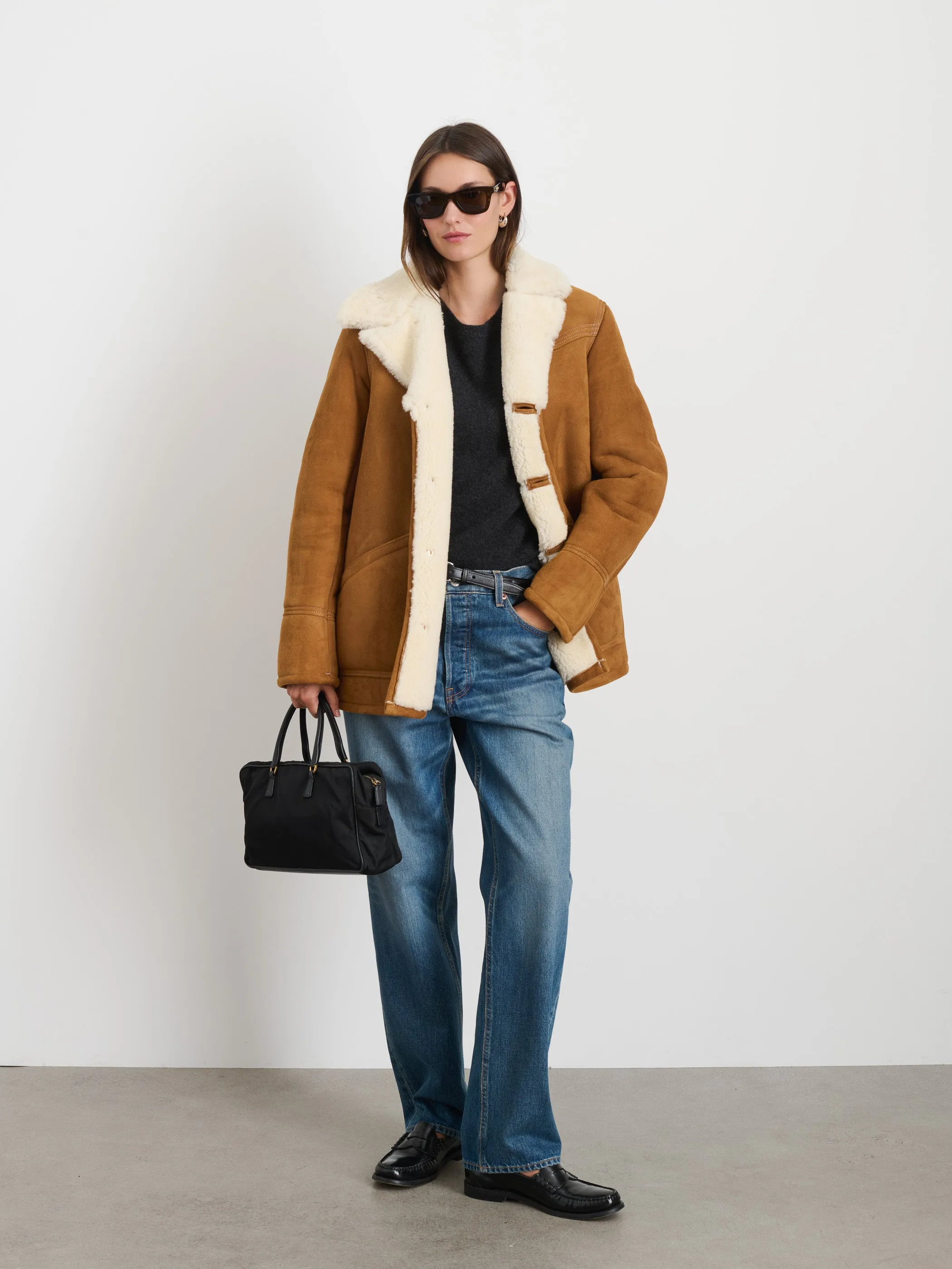 Owen Barry x Alex Mill Shearling Rodeo Jacket sold by Alex Mill product image thumbnail 4