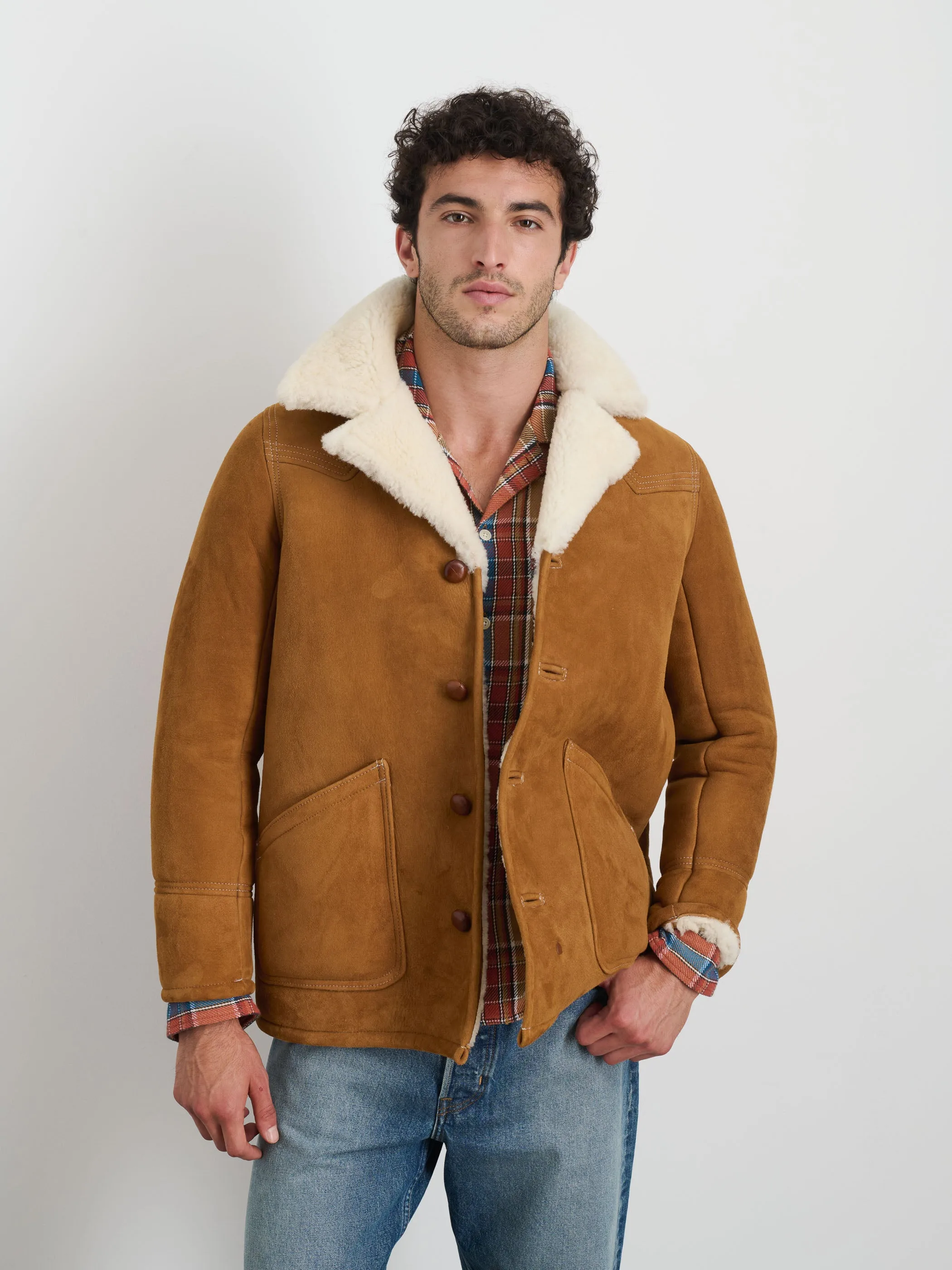 Owen Barry x Alex Mill Shearling Rodeo Jacket sold by Alex Mill product image thumbnail 3