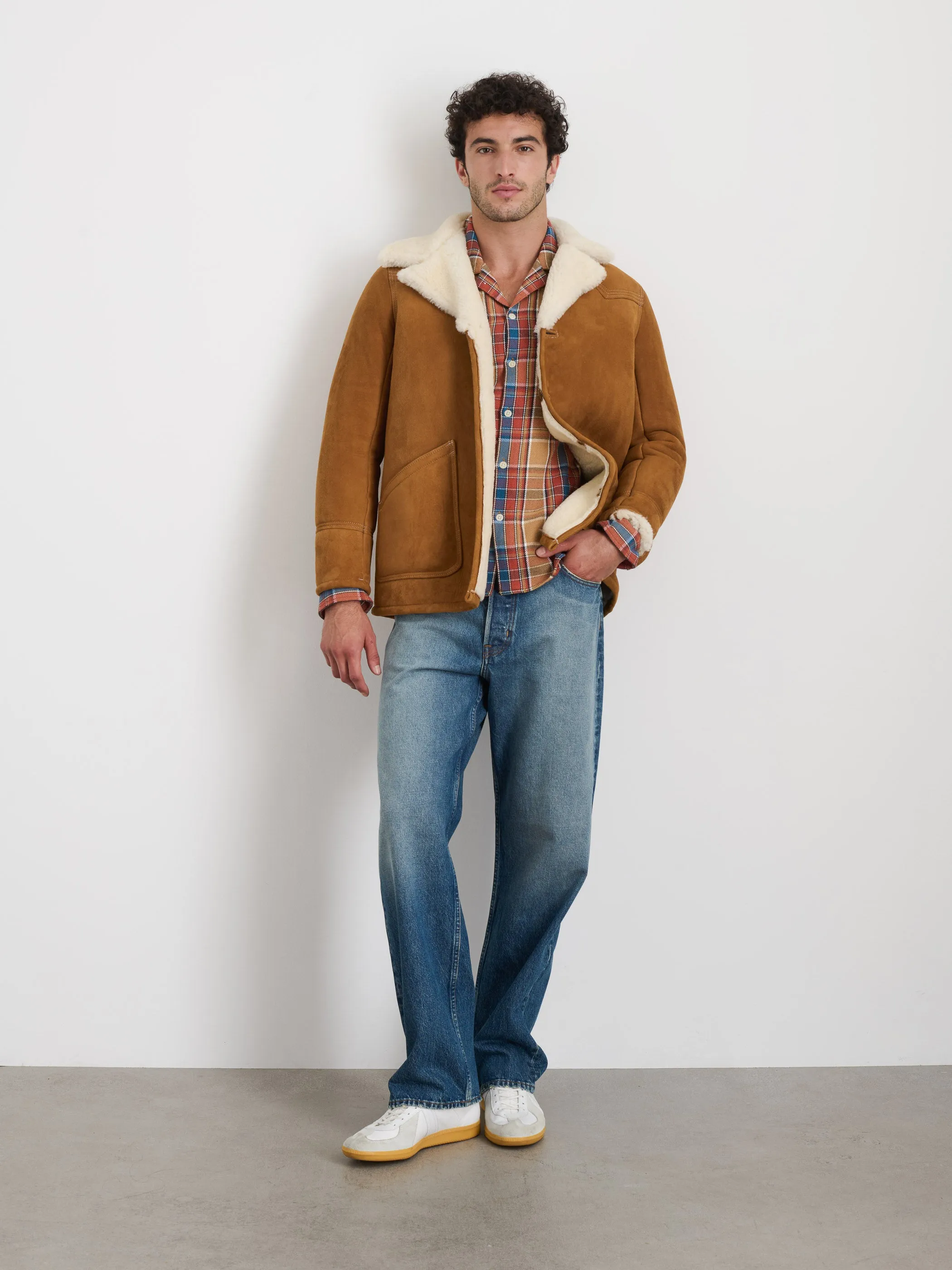 Owen Barry x Alex Mill Shearling Rodeo Jacket sold by Alex Mill product image thumbnail 2
