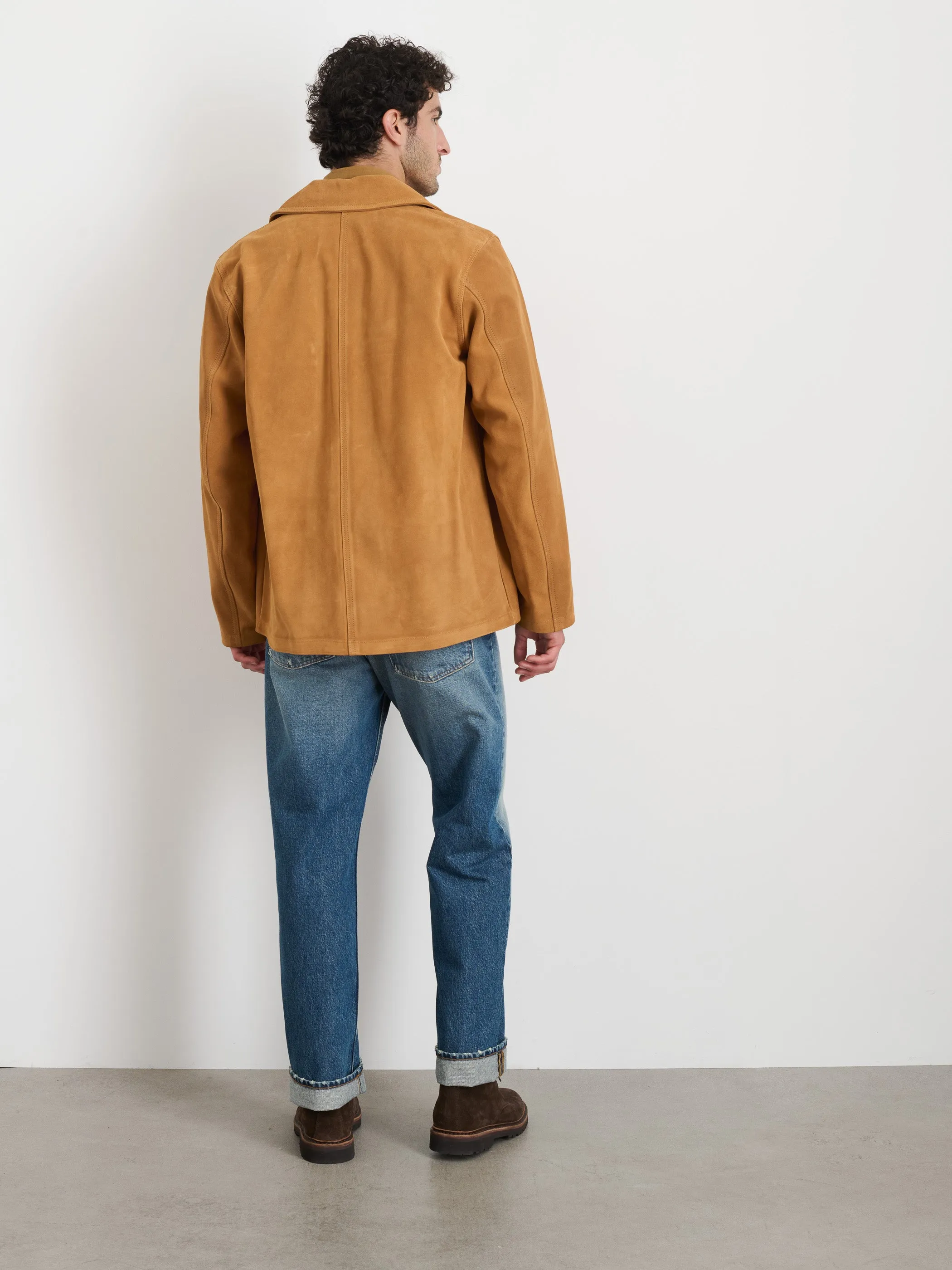 Owen Barry x Alex Mill Work Jacket in Suede sold by Alex Mill product image thumbnail 4