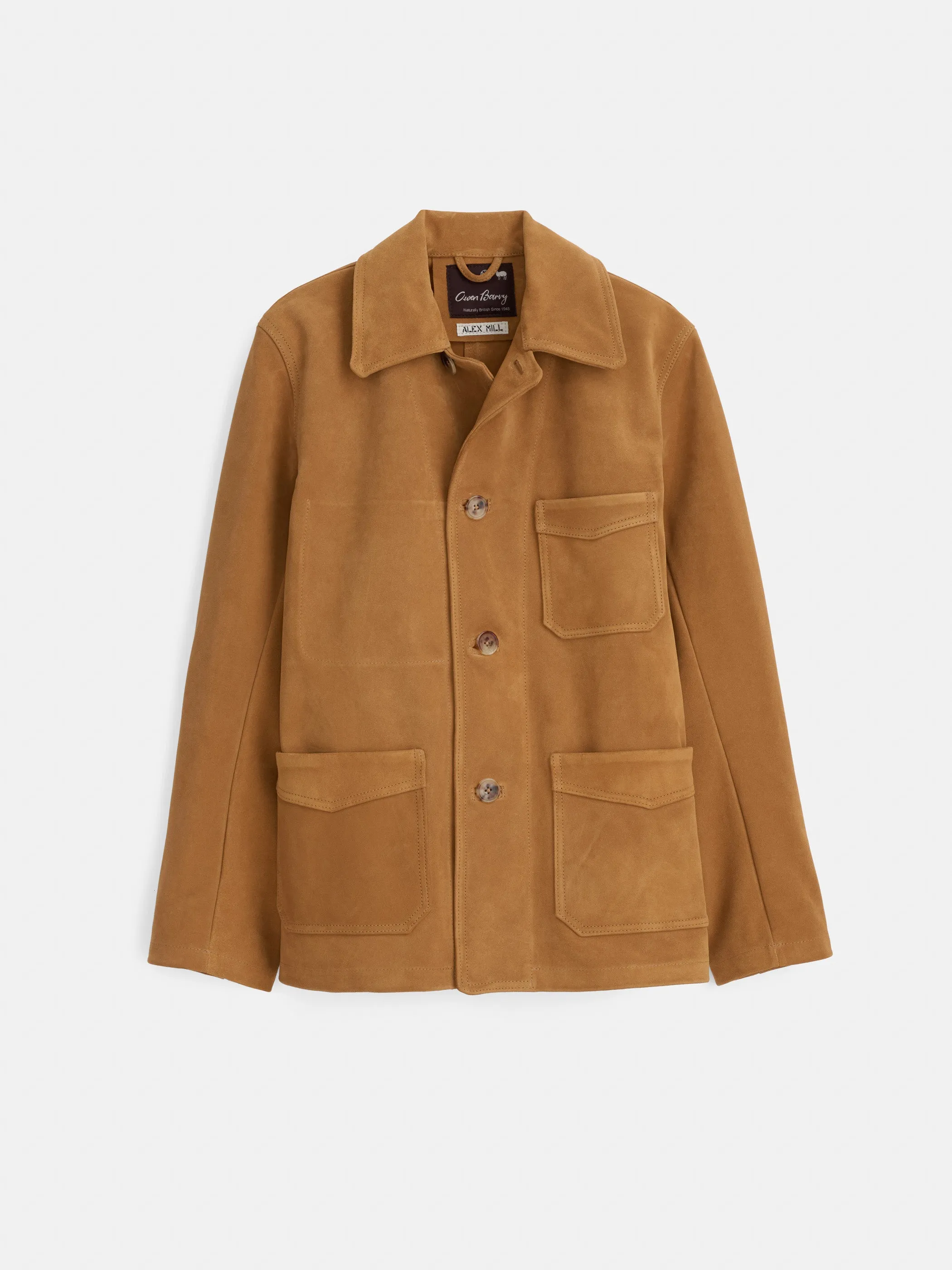 Owen Barry x Alex Mill Work Jacket in Suede sold by Alex Mill