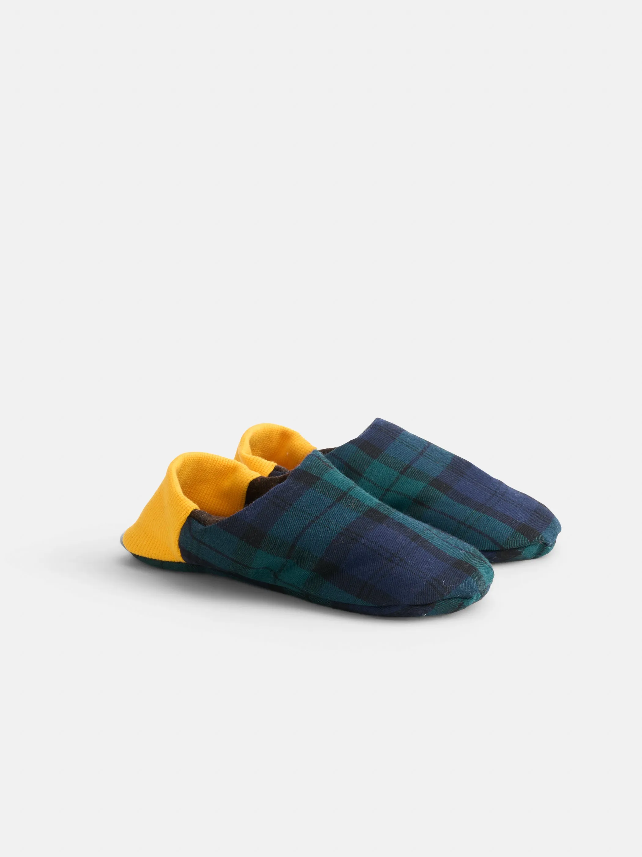 Wool Tartan House Shoes sold by Alex Mill