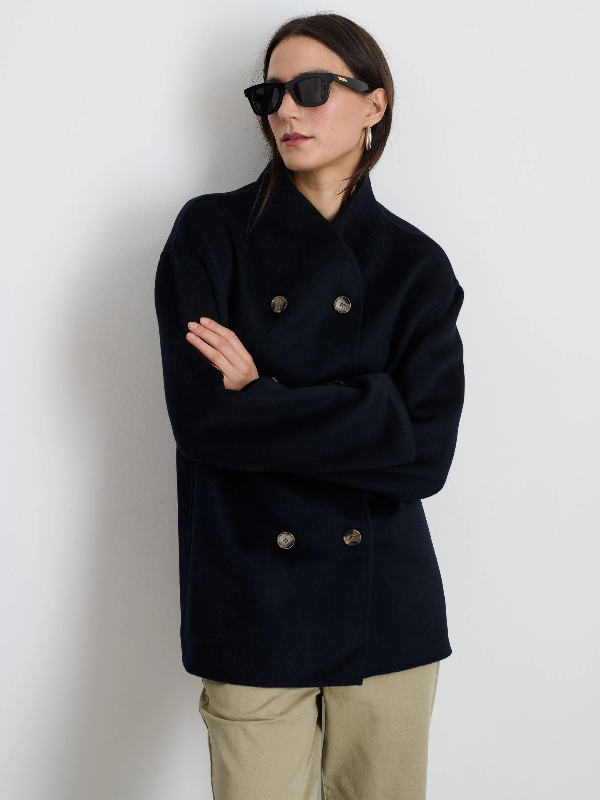 Sophia Coat In Wool sold by Alex Mill product image thumbnail 5