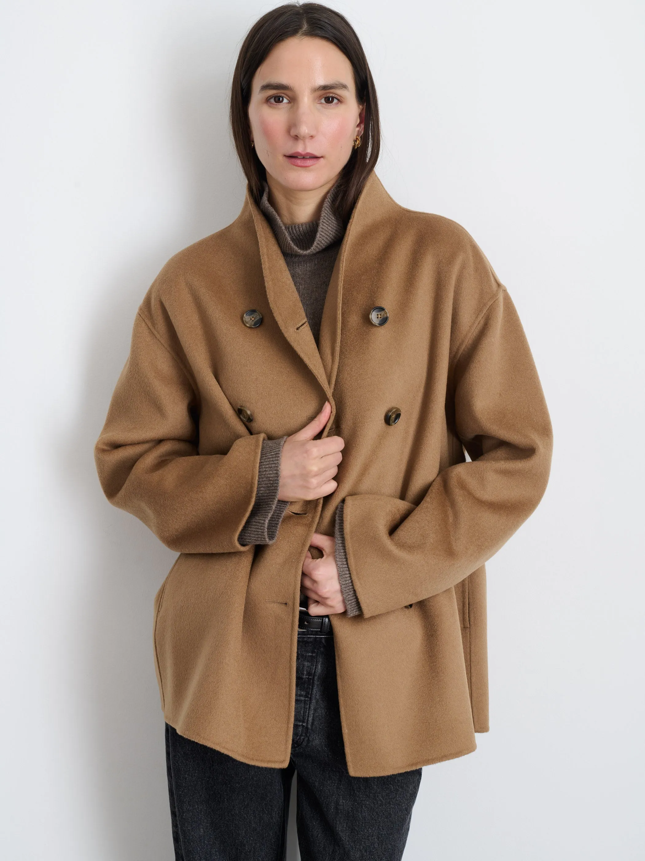 Sophia Coat In Wool sold by Alex Mill product image thumbnail 5
