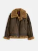 Owen Barry x Alex Mill Amy Aviator Shearling Coat sold by Alex Mill