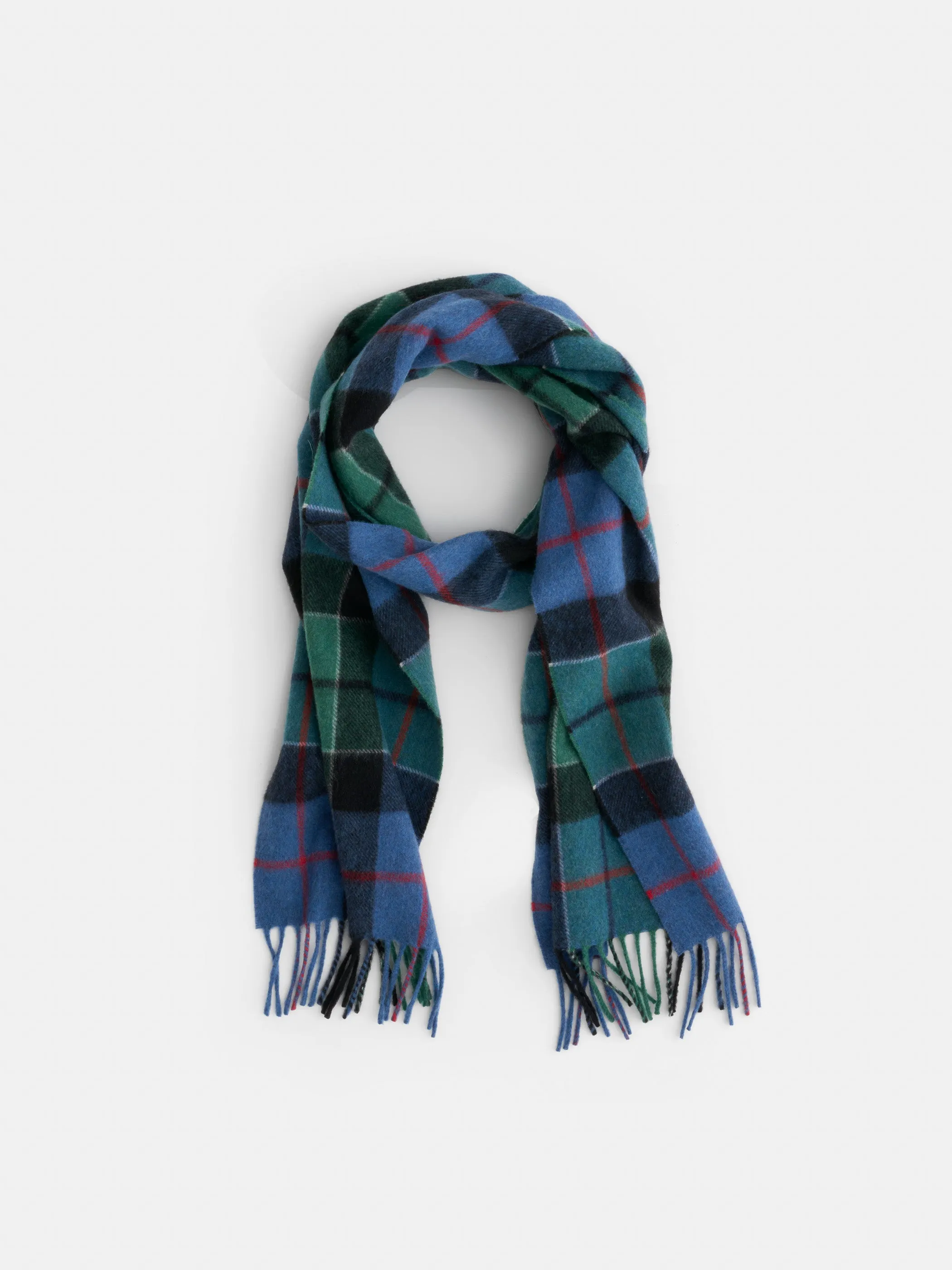 Joshua Ellis Plaid Scarf in Cashmere sold by Alex Mill product image thumbnail 2
