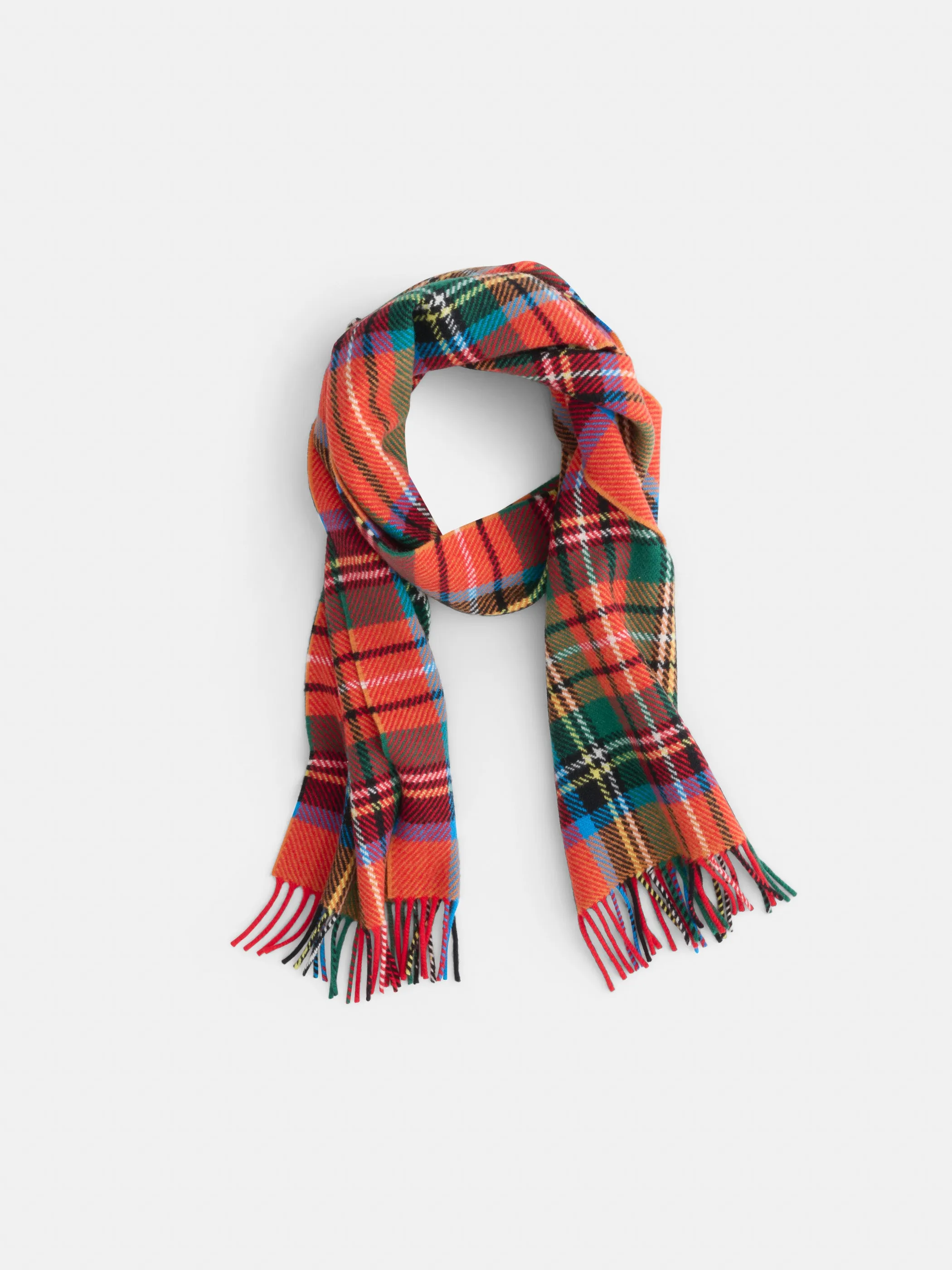 Joshua Ellis Plaid Scarf in Lambswool sold by Alex Mill product image thumbnail 2