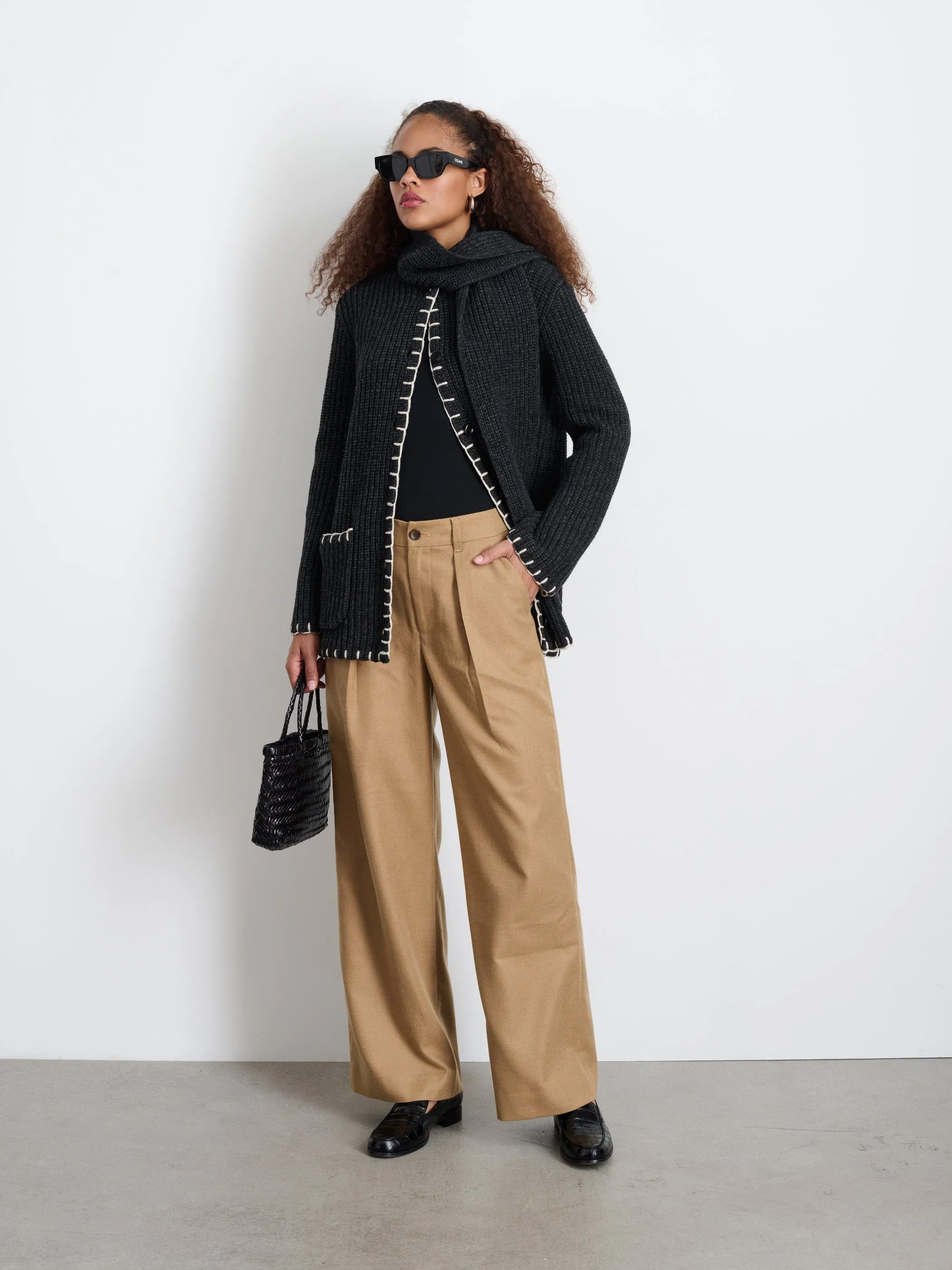 Marylebone Sweater Jacket sold by Alex Mill product image thumbnail 4