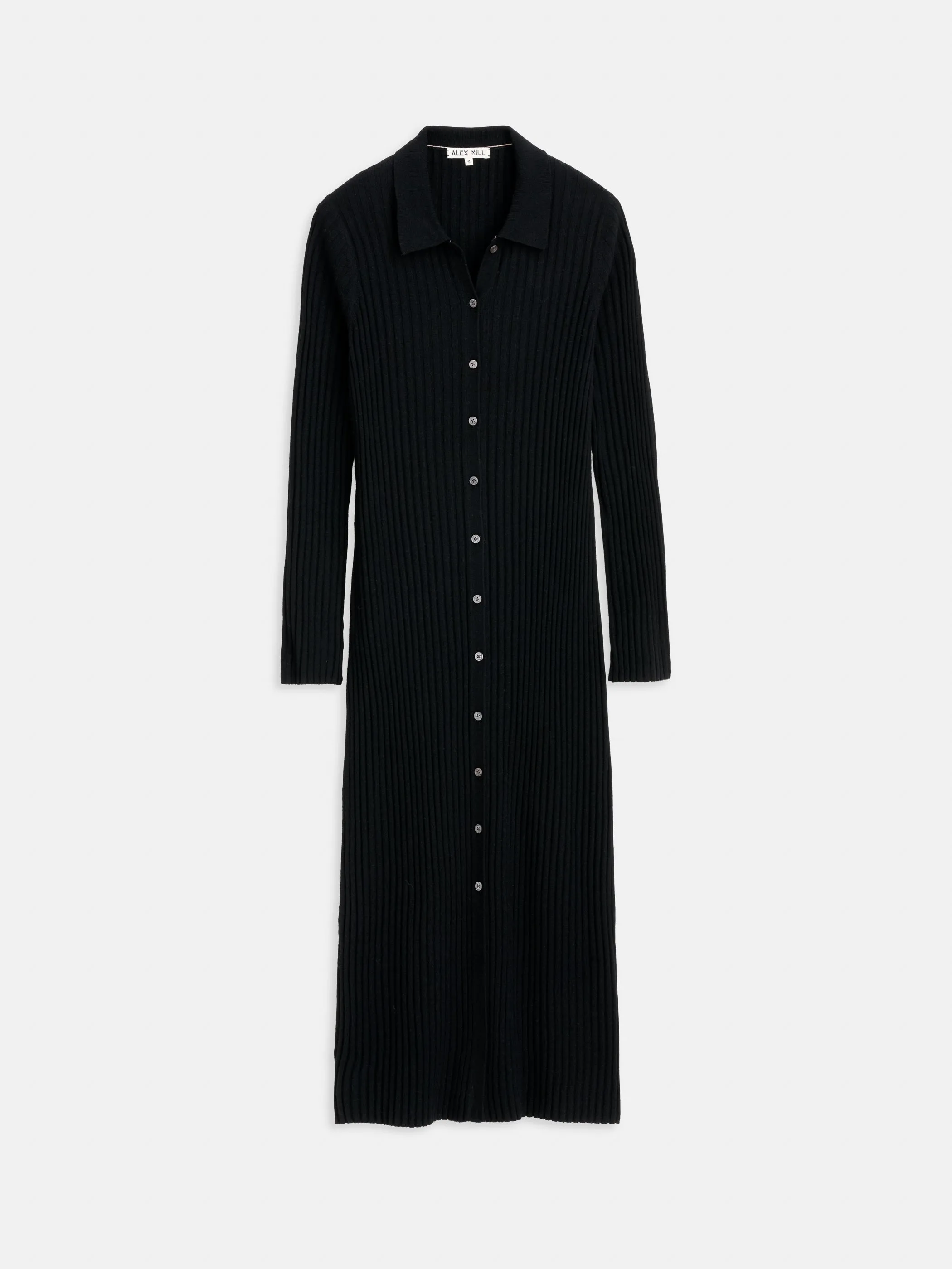Long Sleeve Alice Ribbed Dress sold by Alex Mill