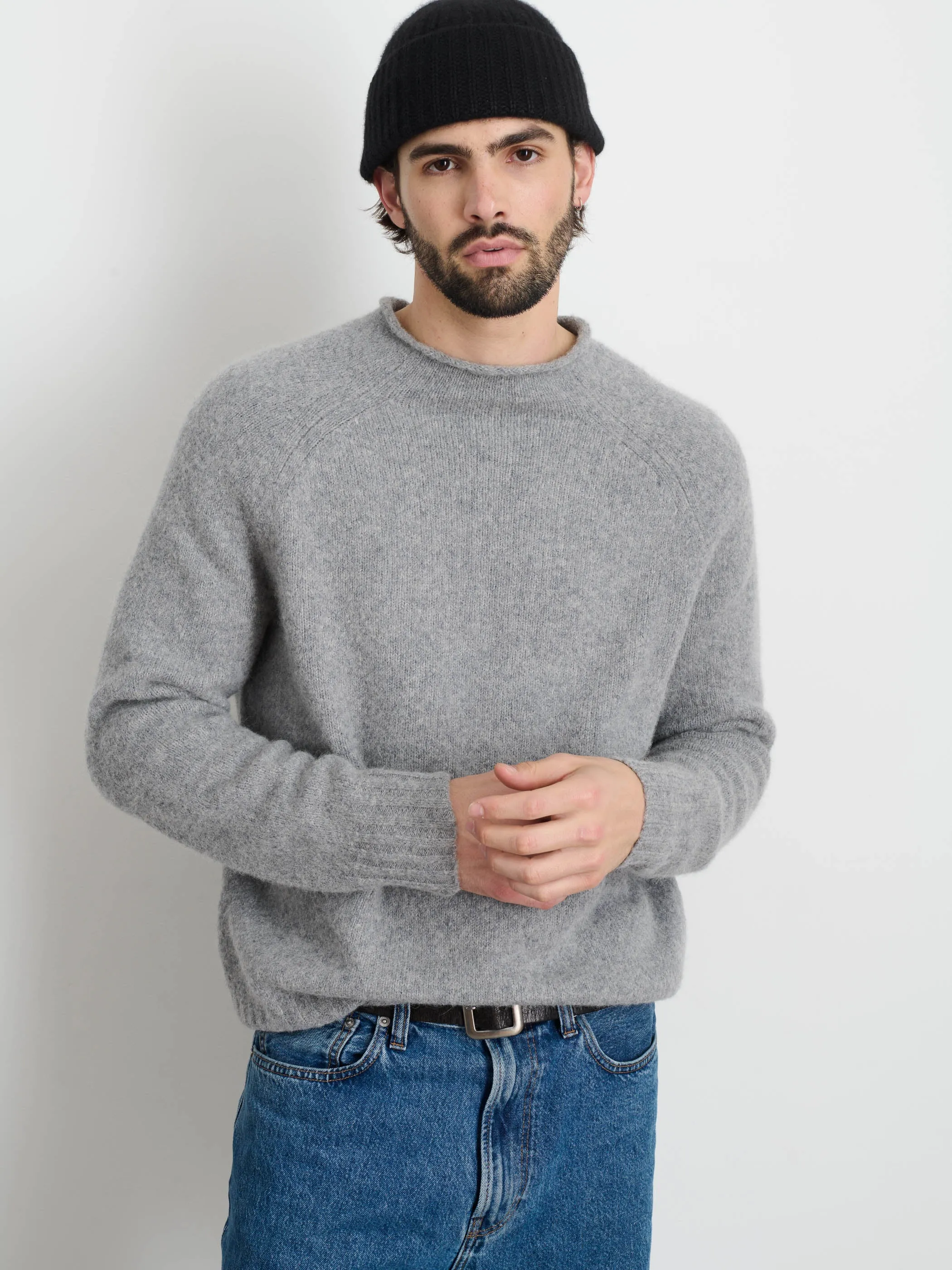 Alex Rollneck Sweater in Alpaca sold by Alex Mill product image thumbnail 3