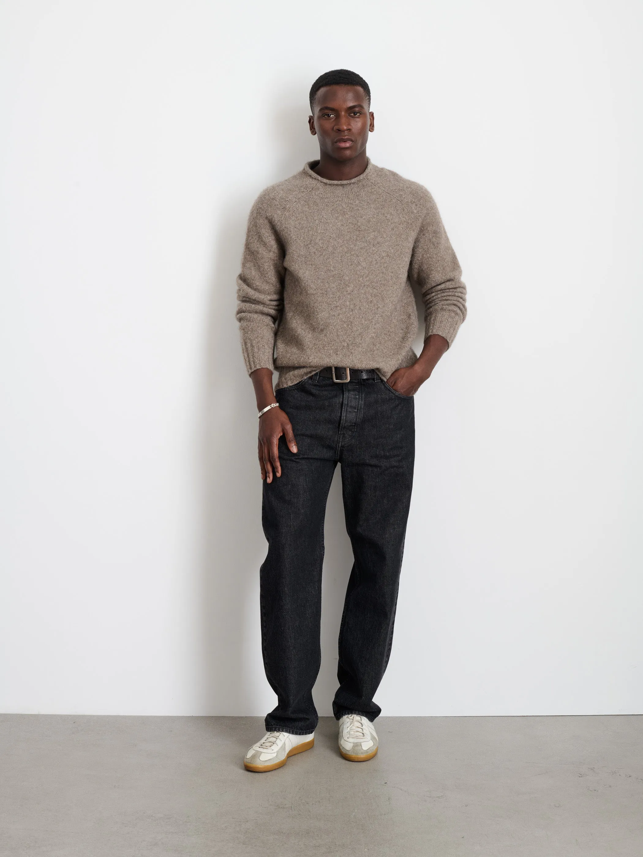 Alex Rollneck Sweater in Alpaca sold by Alex Mill product image thumbnail 2