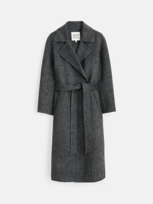 Georgia Wrap Coat In Wool Alpaca sold by Alex Mill