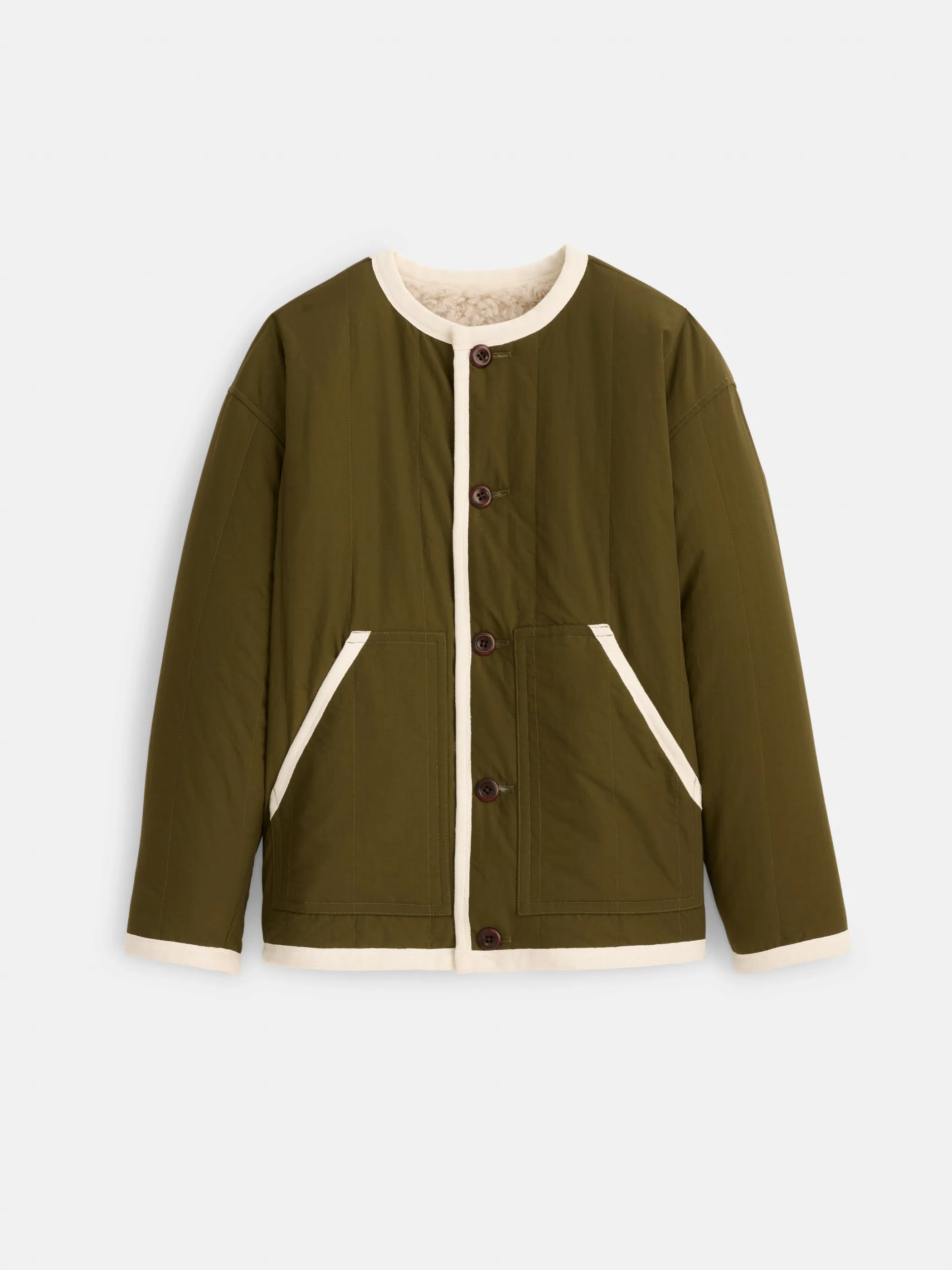 Reversible Polar Bear Jacket sold by Alex Mill product image thumbnail 2