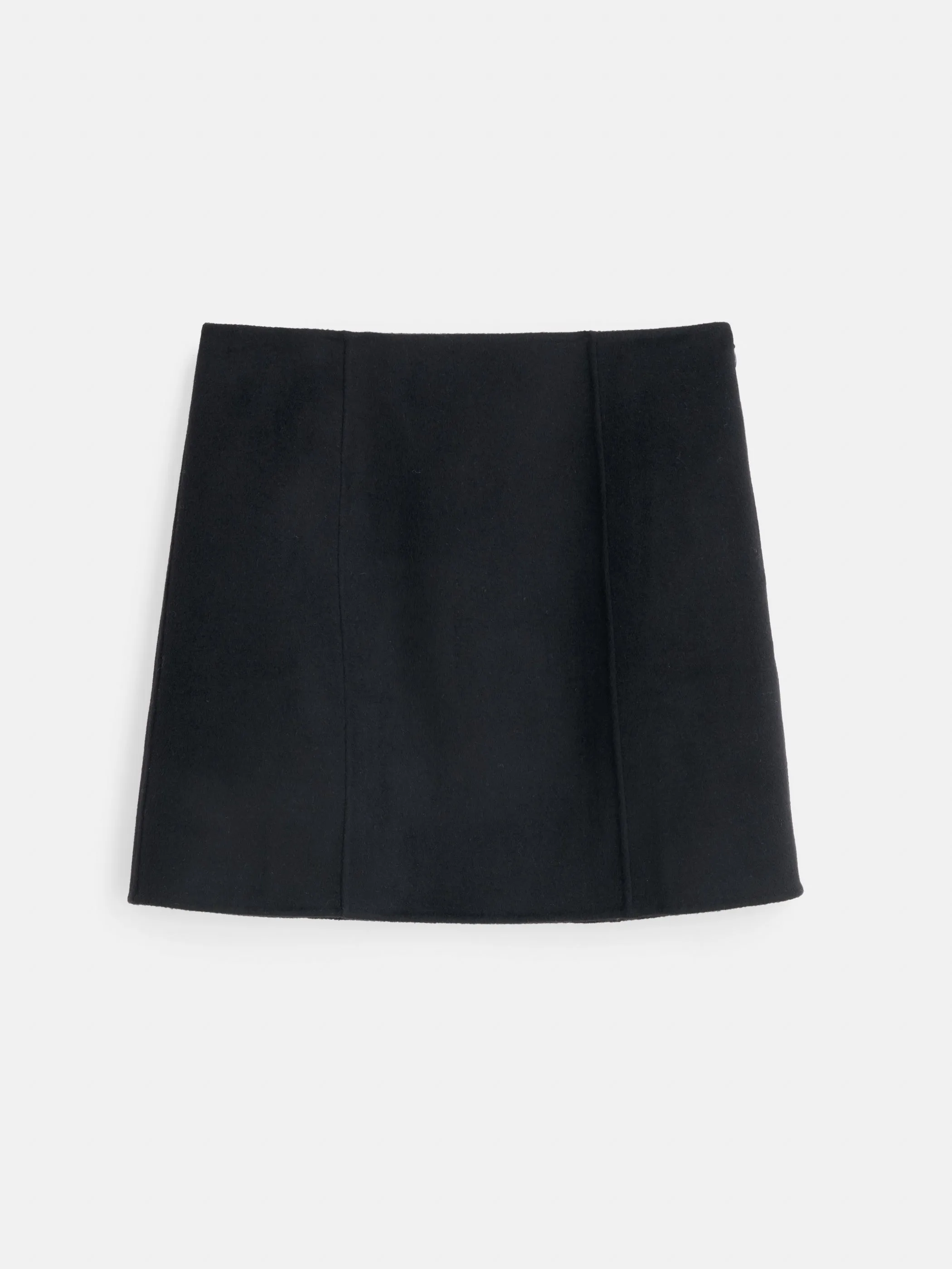 Naomi Mini Skirt in Doubleface Wool sold by Alex Mill