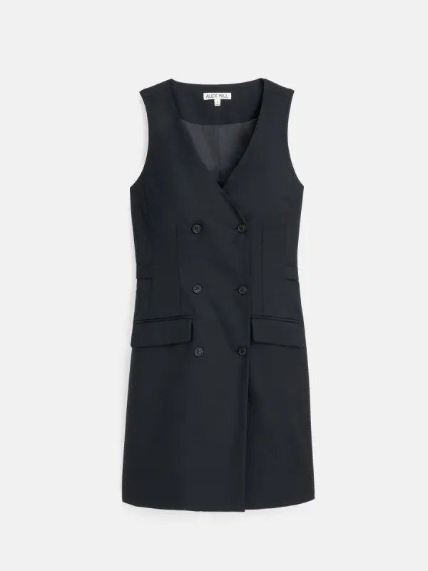 Jane Vest Dress In Wool Blend sold by Alex Mill