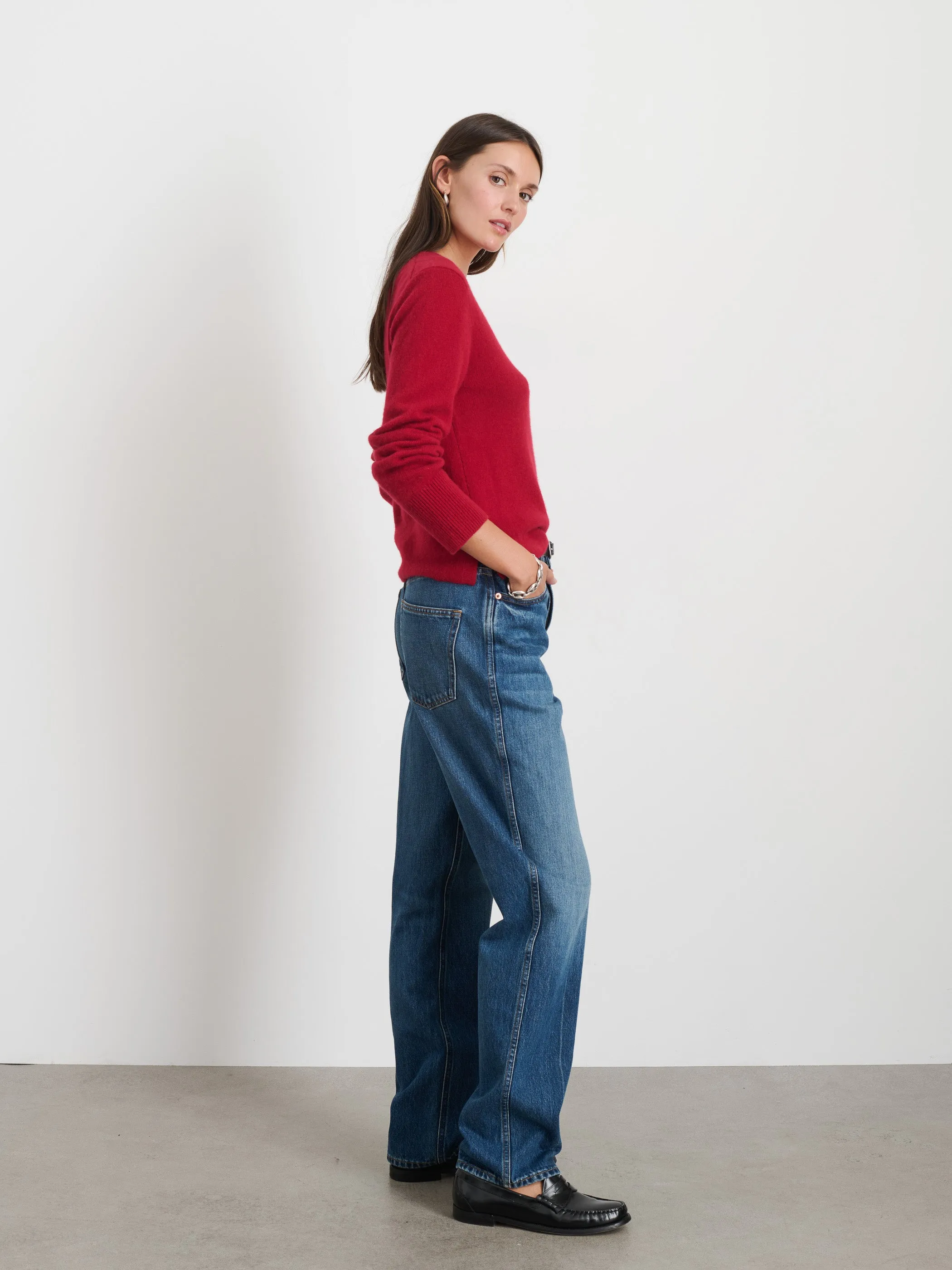 Lana Sweater In Cashmere sold by Alex Mill product image thumbnail 3