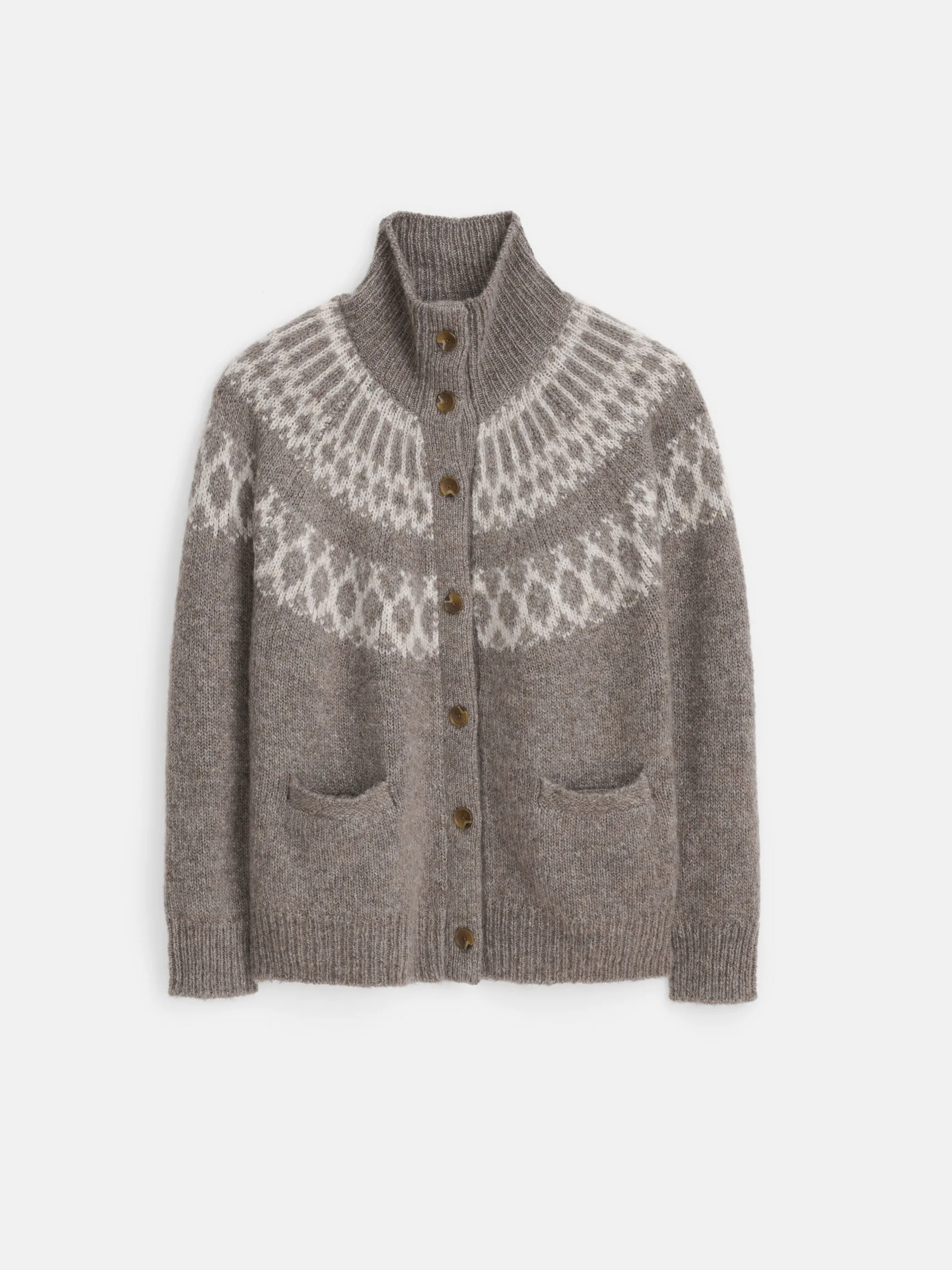 Louie Fair Isle Cardigan sold by Alex Mill